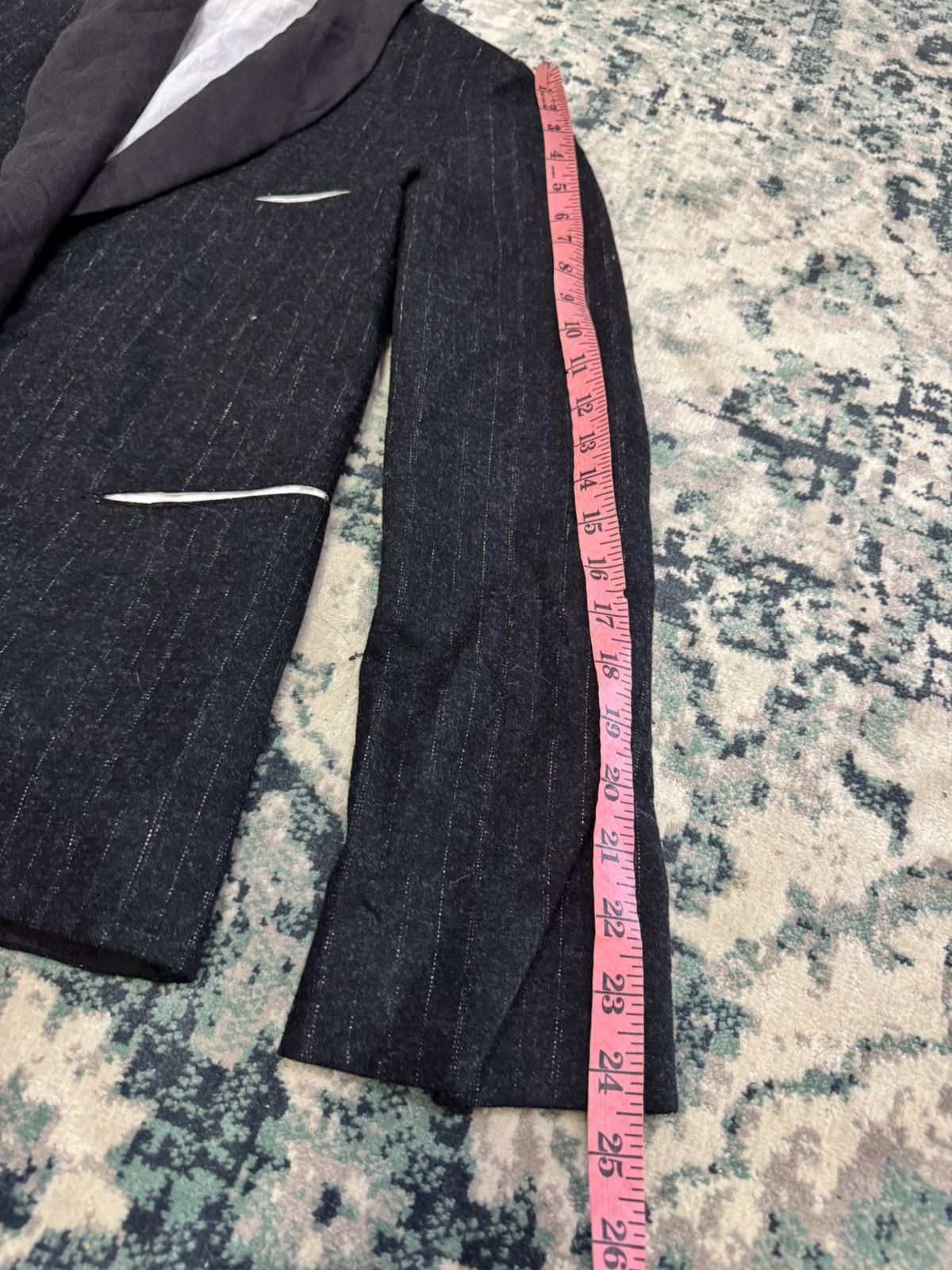 Nostra Santissima NOSTRA SANTISSIMA MIXED WOOL CASHMERE SINGLE BUTTON BLAZER Size S / US 4 / IT 40 - 4 Thumbnail