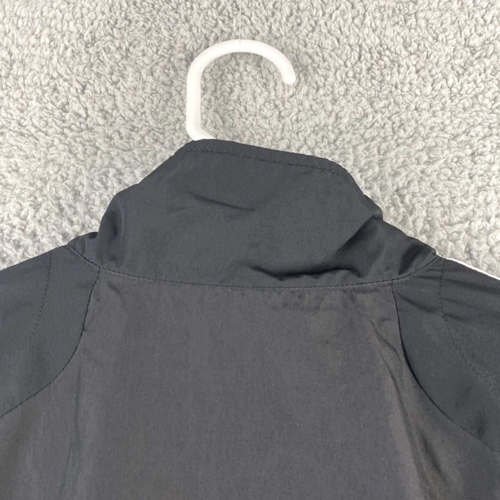 Adidas VINTAGE Adidas Men's Jacket Activewear Long Sleeve Zip Up Size M Black White Trim Size US M / EU 48-50 / 2 - 8 Thumbnail