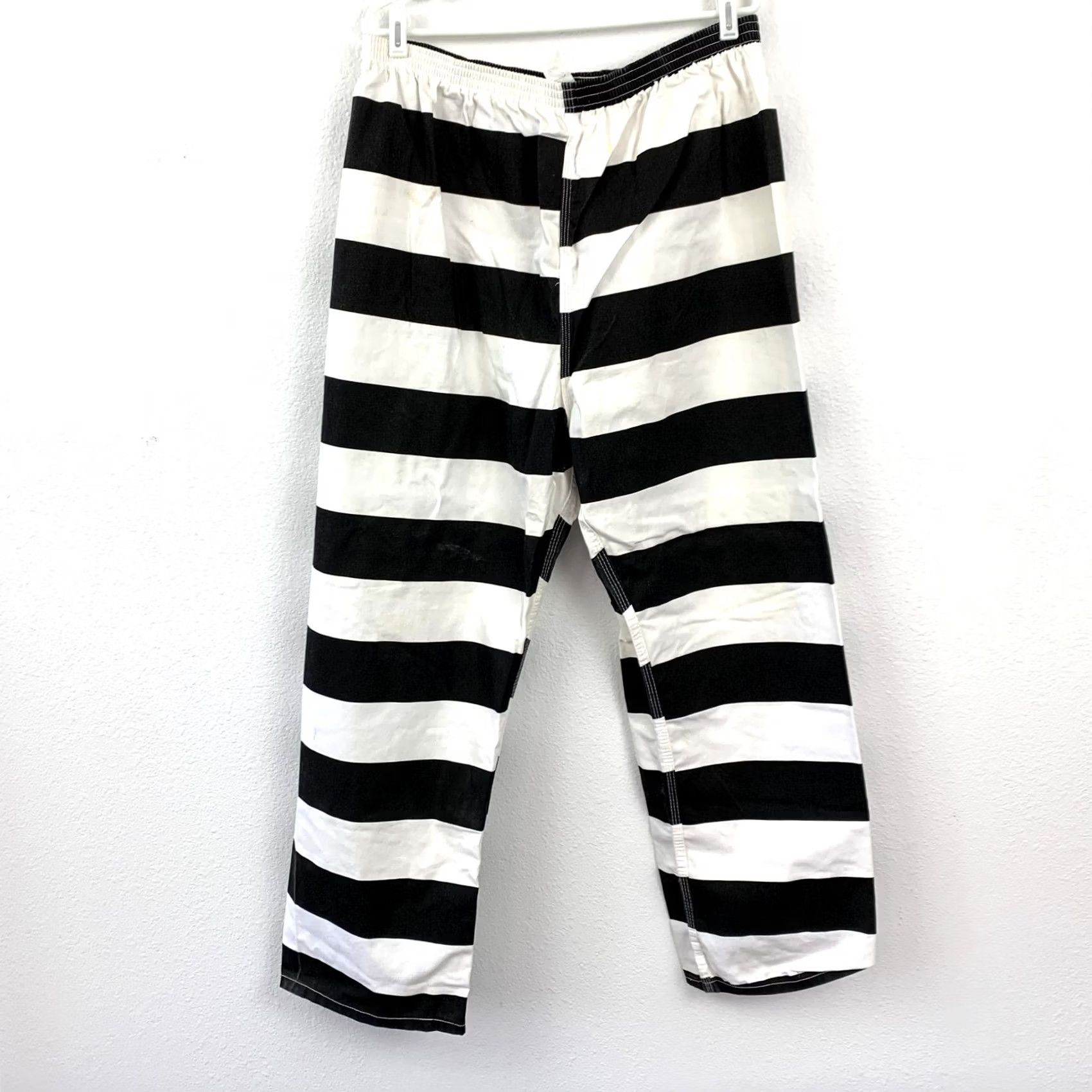 Vintage VINTAGE Prisoner Uniform XL Black White Stripes Shirt Pants USA Waco Texas Size US XL / EU 56 / 4 - 6 Thumbnail