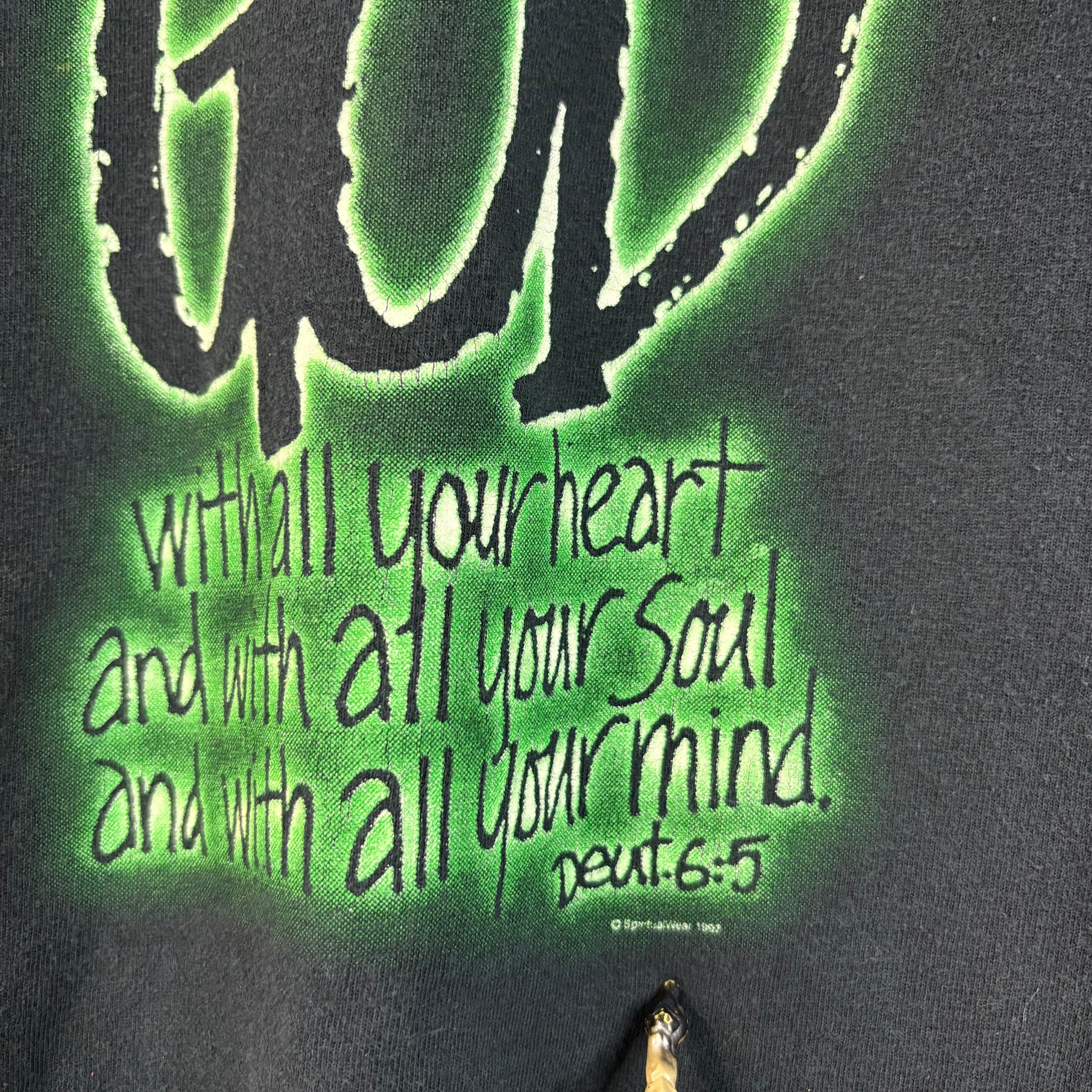 Vintage Vintage 1997 "Love the Lord Your God" Tee Size XL Size US XL / EU 56 / 4 - 2 Thumbnail