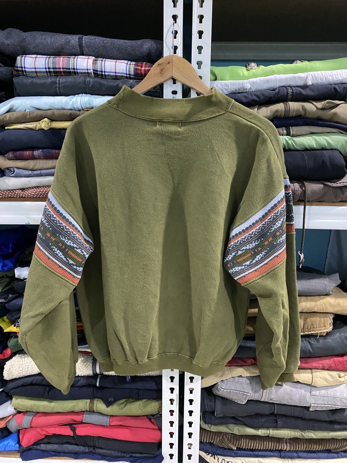Vintage Vintage Sumbridge Knitted Sleeve Sweatshirt Size US M / EU 48-50 / 2 - 2 Thumbnail