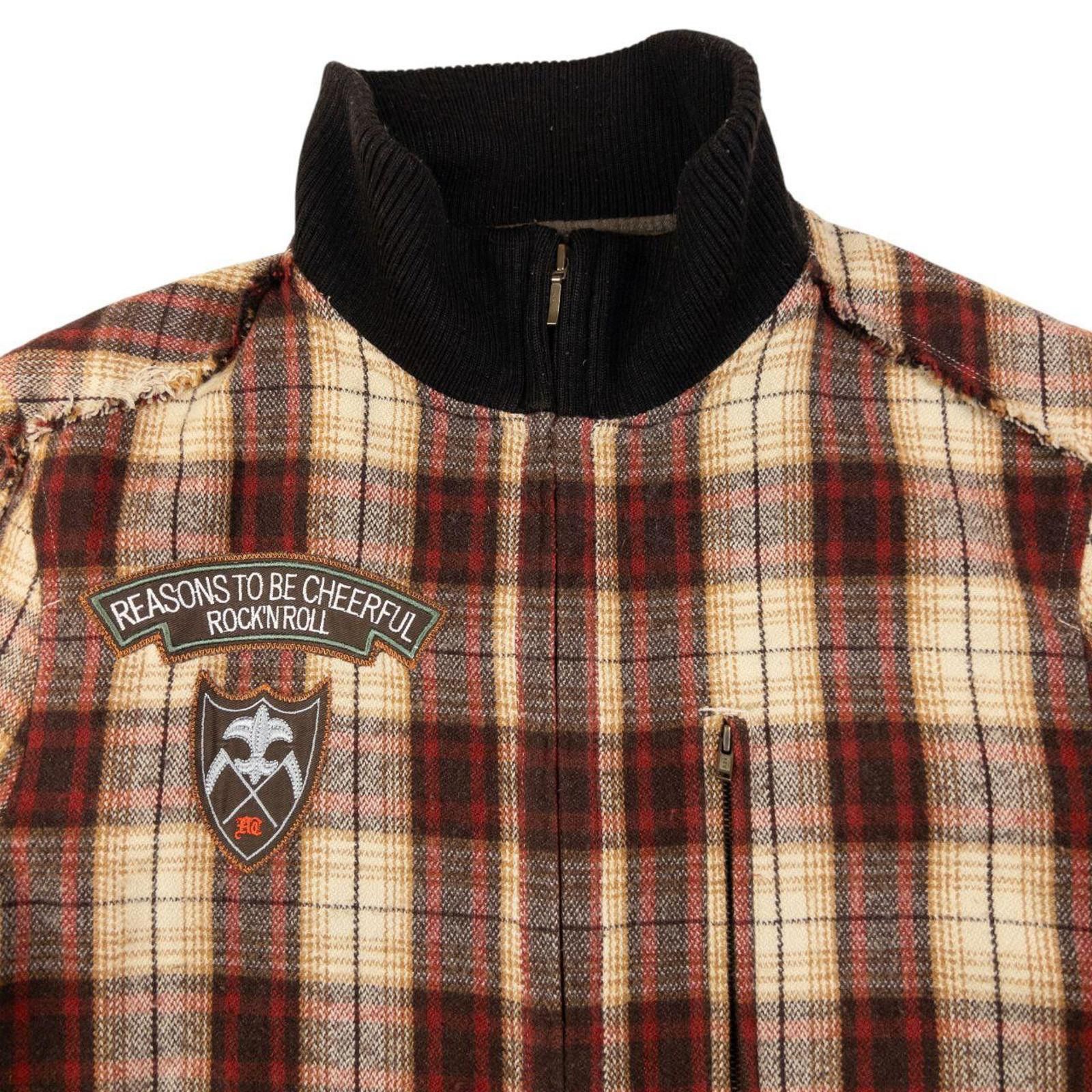 Katharine Hamnett London Vintage Katharine Hamnett Rock'N'Roll Checkered Jacket M Size US M / EU 48-50 / 2 - 3 Thumbnail