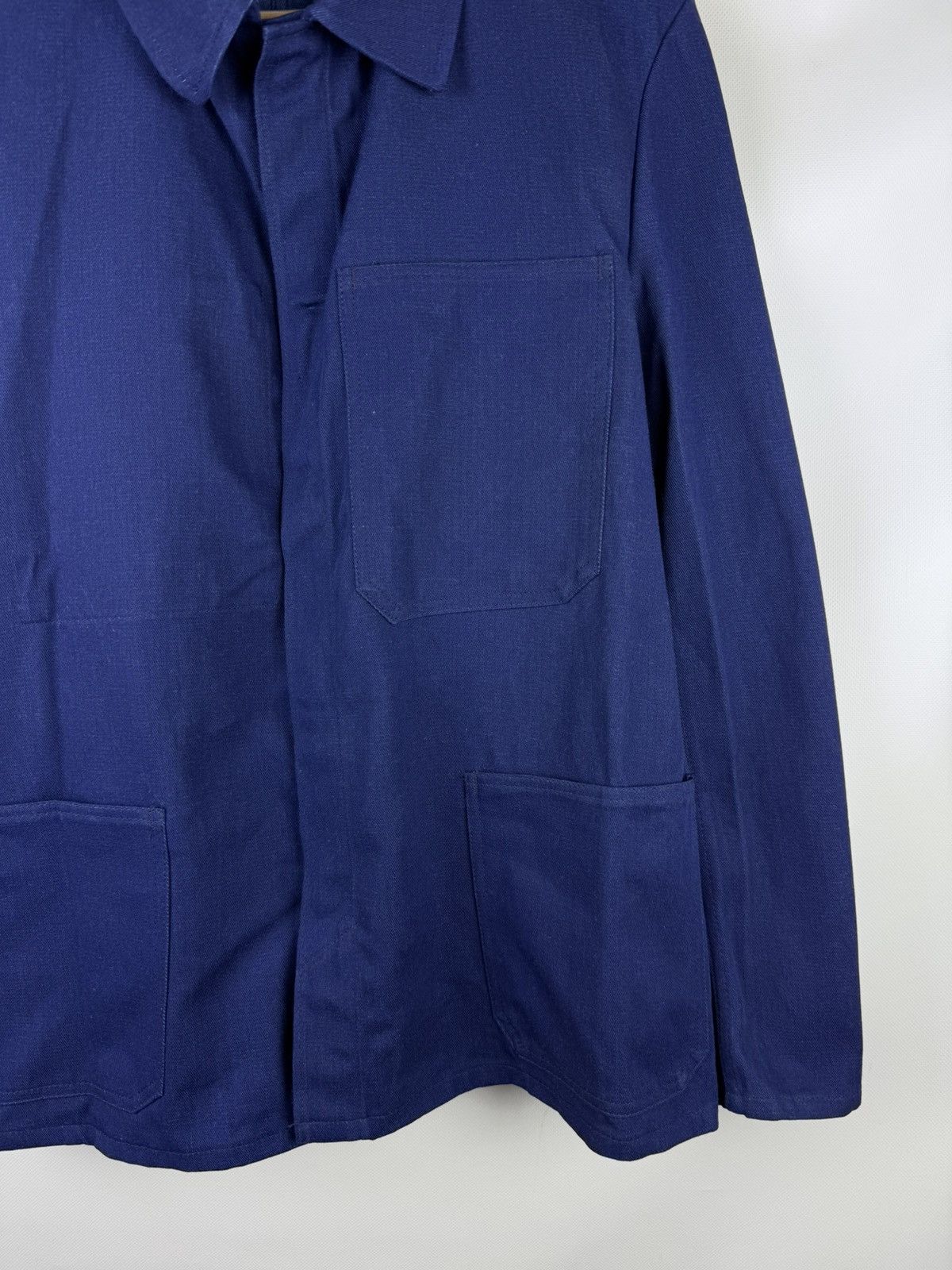 Le Laboureur Vintage French / German Sanforize Work Jacket Chore Coat Size US M / EU 48-50 / 2 - 6 Thumbnail