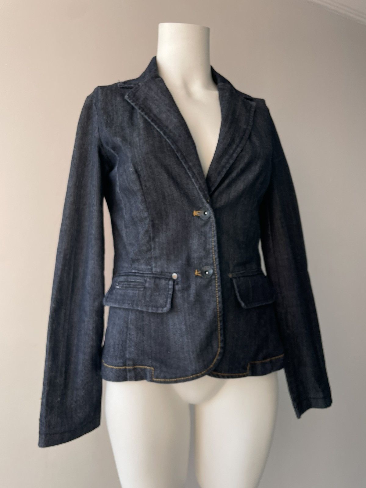Vintage y2k denim jacket Size S / US 4 / IT 40 - 11 Thumbnail
