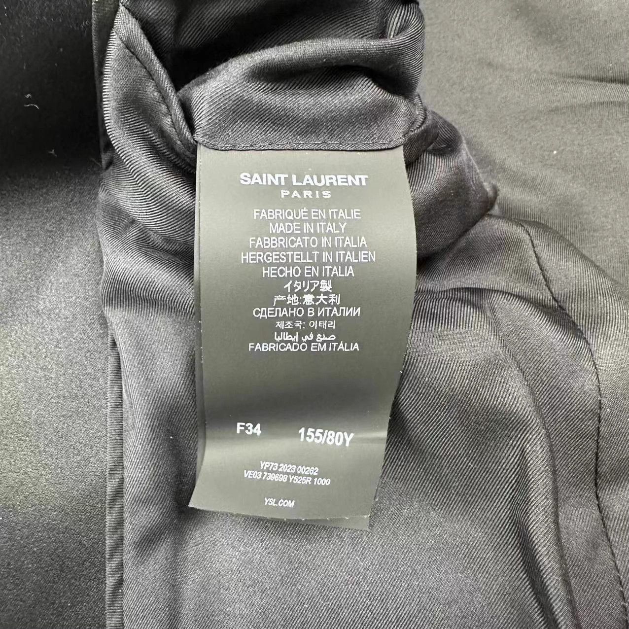 Saint Laurent Paris YSL Velvet Casual Blazer Size 34 Almost New Size XXS / US 00 / IT 34 - 4 Thumbnail