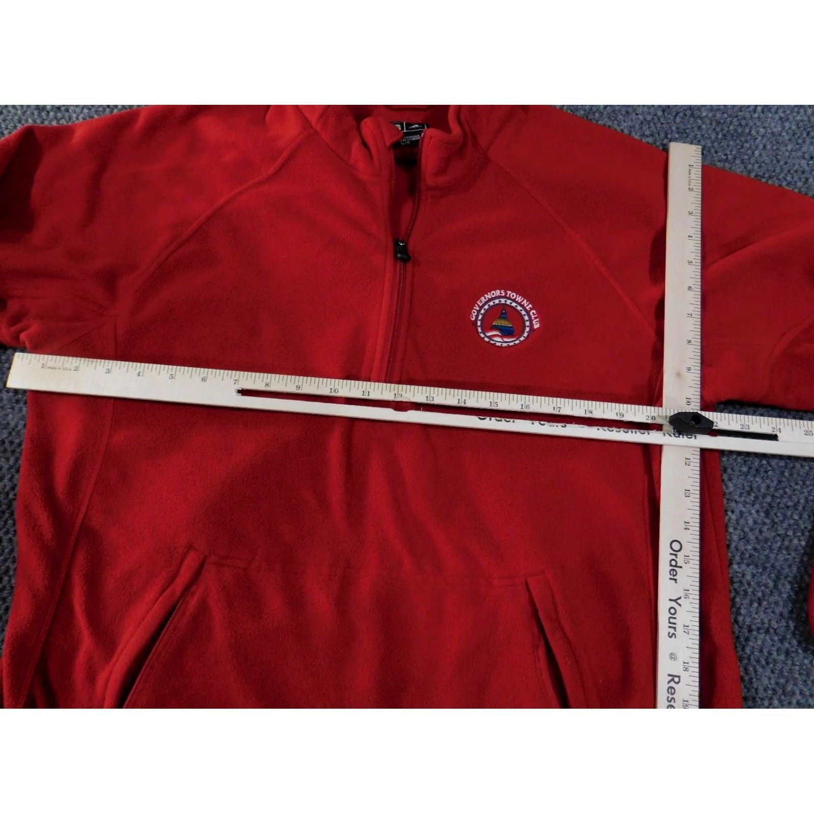 Adidas Adidas fleece pullover Mens L red quarter zip Governors Towne Club Sweatshirt Size US L / EU 52-54 / 3 - 5 Thumbnail