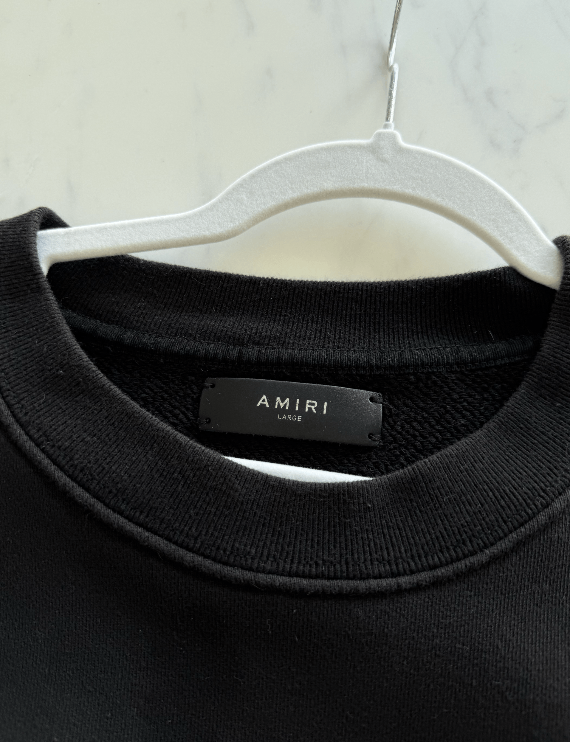 Amiri Amiri Black and Pink Kisses Crew Sweatshirt Size L Size US L / EU 52-54 / 3 - 6 Thumbnail