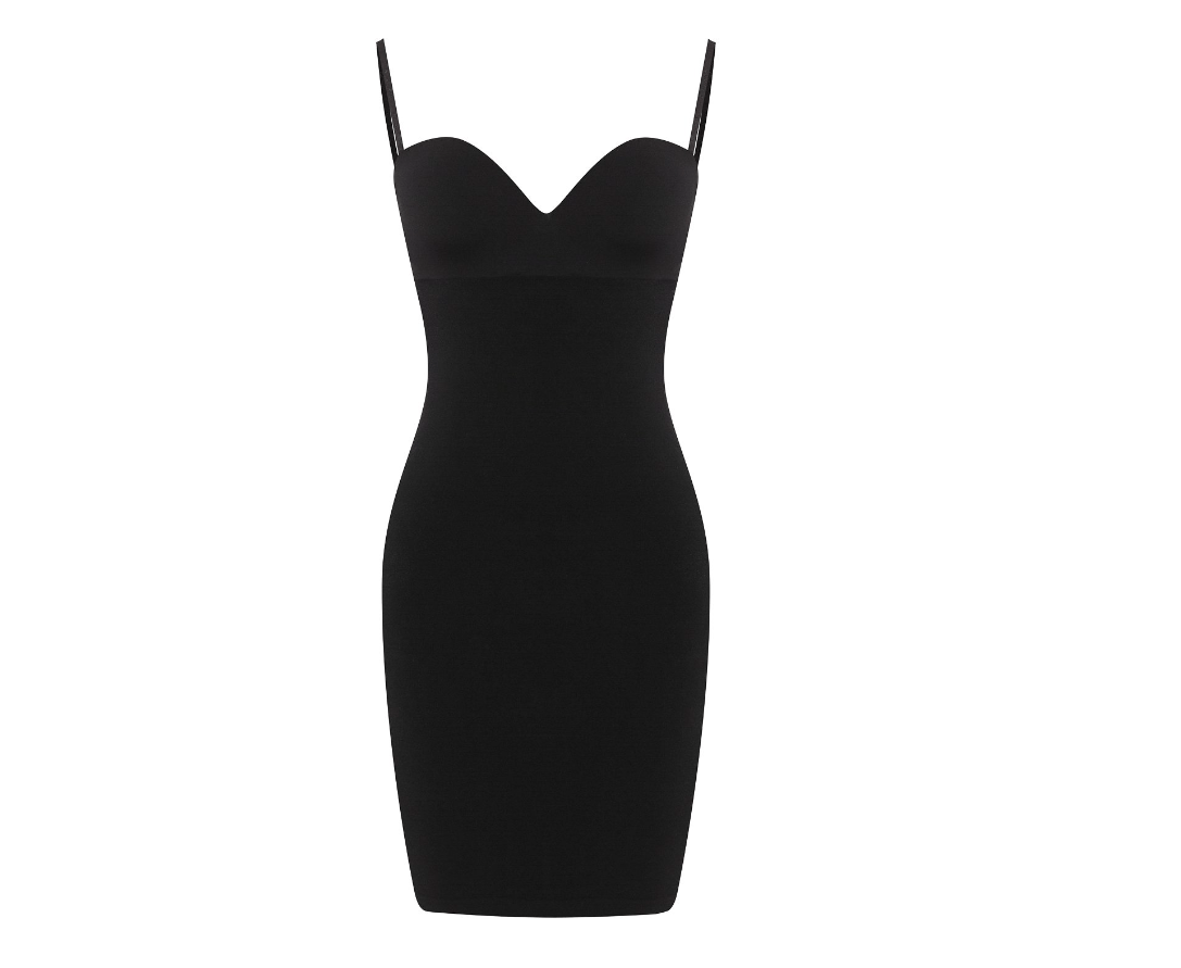 image of Wolford 51182 Opaque Natural Forming Dress In Black, Women's