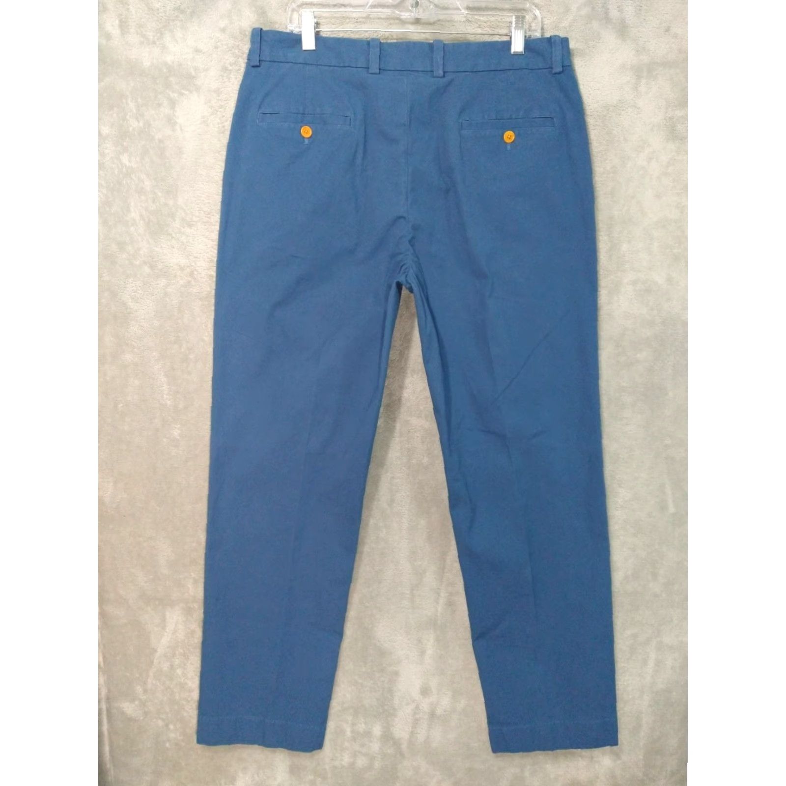 Brooks Brothers Brooks Brothers Pants Mens 36x32 Chino Flat Front Regular Blue 100% Cotton Spandex Stretch Pocket Straight 34 Size US 36 / EU 52 - 2 Thumbnail