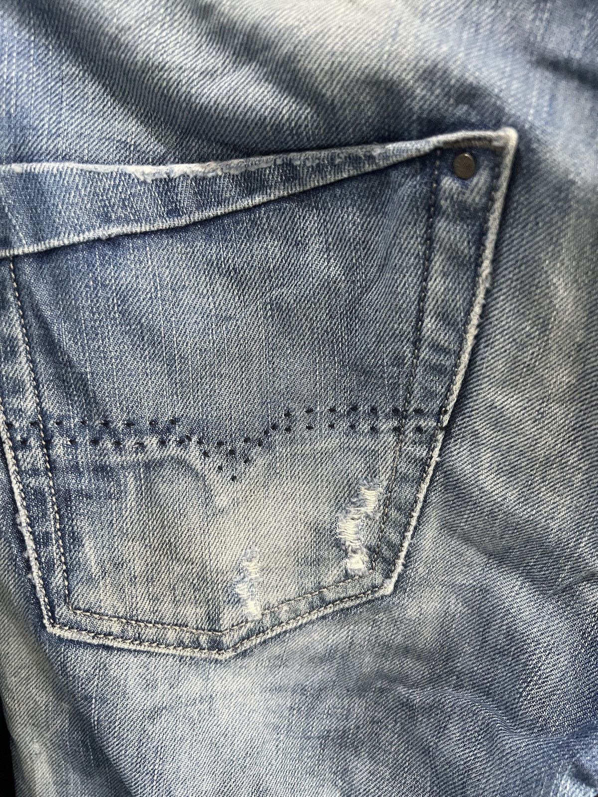 Diesel 🔥Vintage Diesel Distressed Denim Size US 29 - 13 Thumbnail