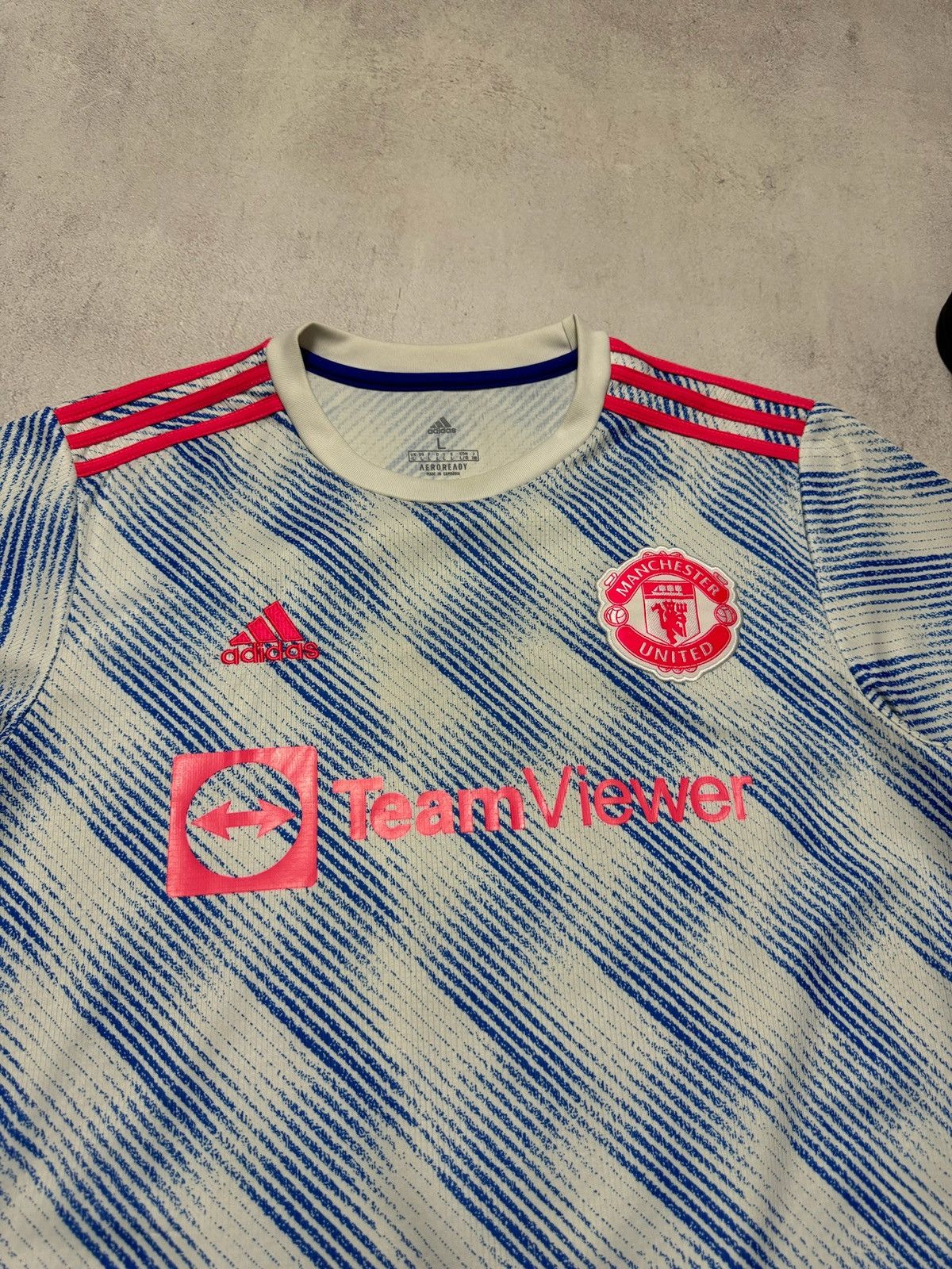 Adidas ADIDAS MANCHESTER UNITED RASHFORD #10 JERSEY SOCCER 2021 Size US L / EU 52-54 / 3 - 7 Thumbnail