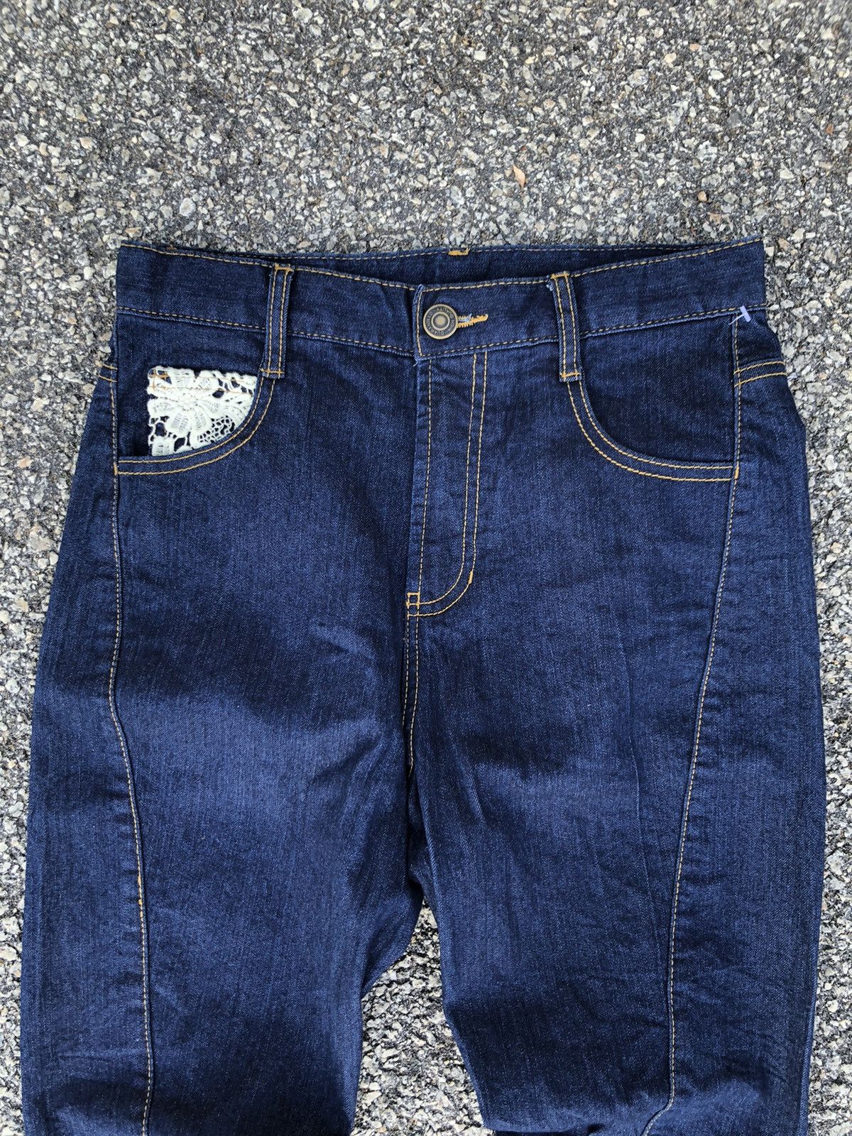 Vintage And it_ Rare Design Jeans Size 30" / US 8 / IT 44 - 4 Thumbnail