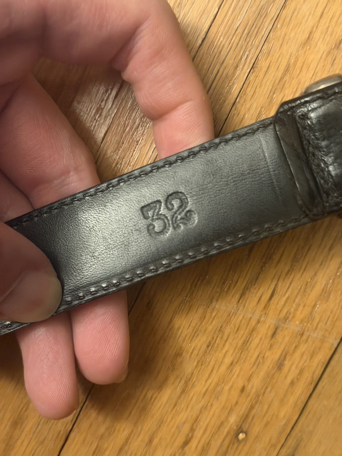 Chrome Hearts + 1 of none 1.0 inch angel wing motif belt + Size 32 - 3 Thumbnail