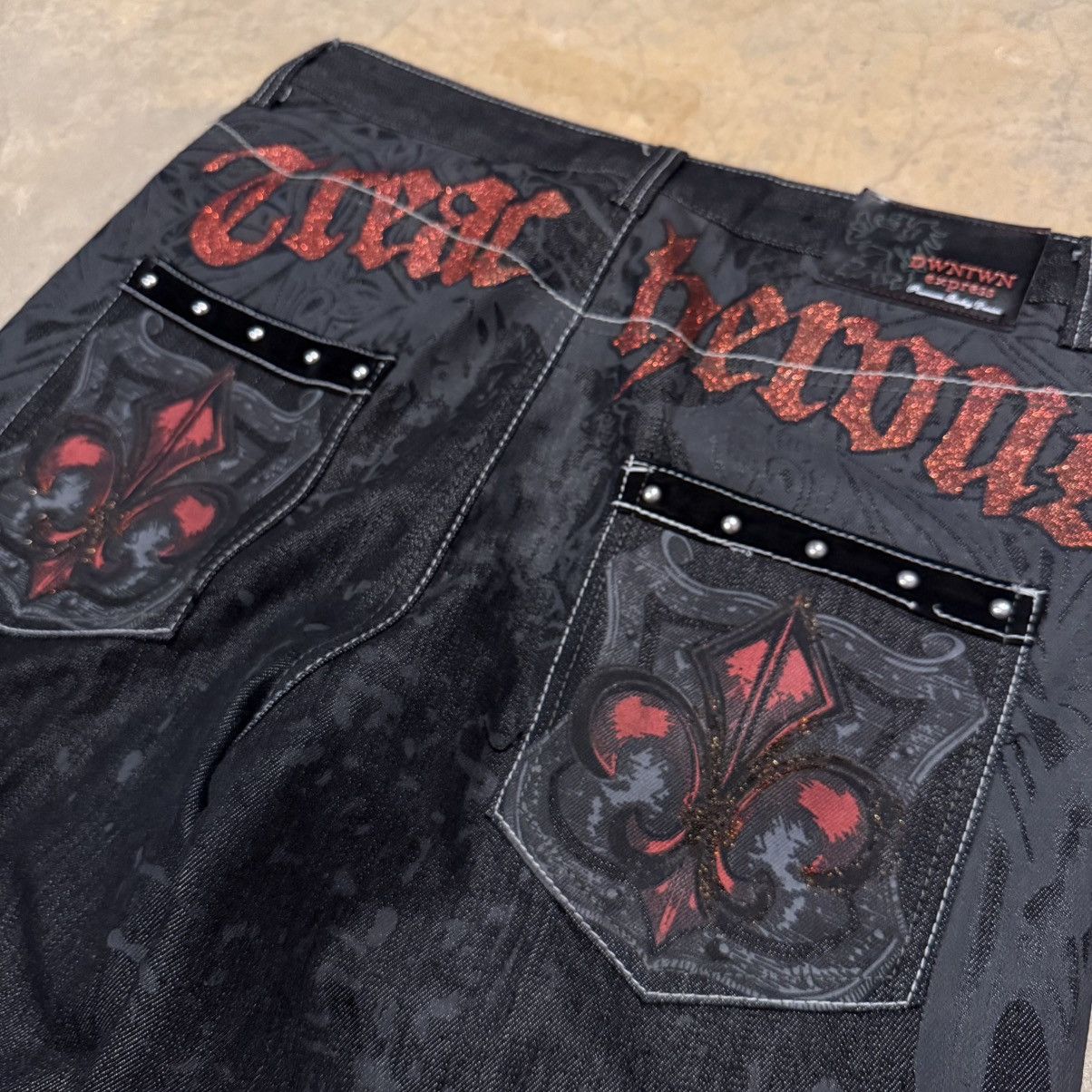 Vintage Vintage 2000s Treacherous Baggy Jeans ERD Grunge Y2K Skater Size US 36 / EU 52 - 4 Thumbnail