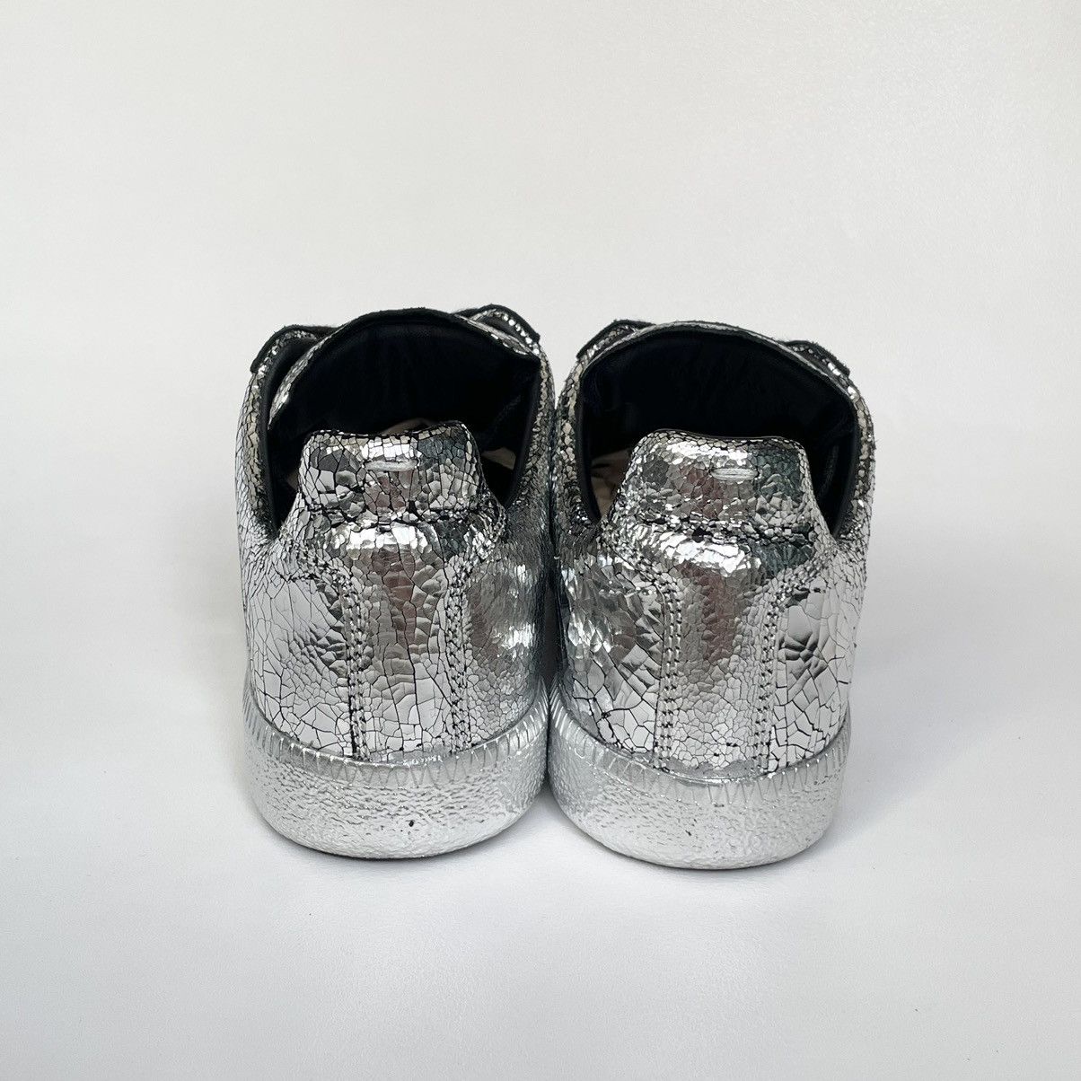 Maison Margiela ‘Cracked Mirror’ Leather GAT Sneakers Size US 7 / IT 37 - 14 Thumbnail