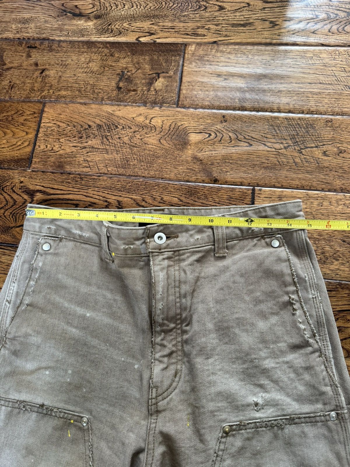 Vuja De Vuja De Gunther Destroyed Double Knee Carpenter Pants Size US 30 / EU 46 - 7 Thumbnail