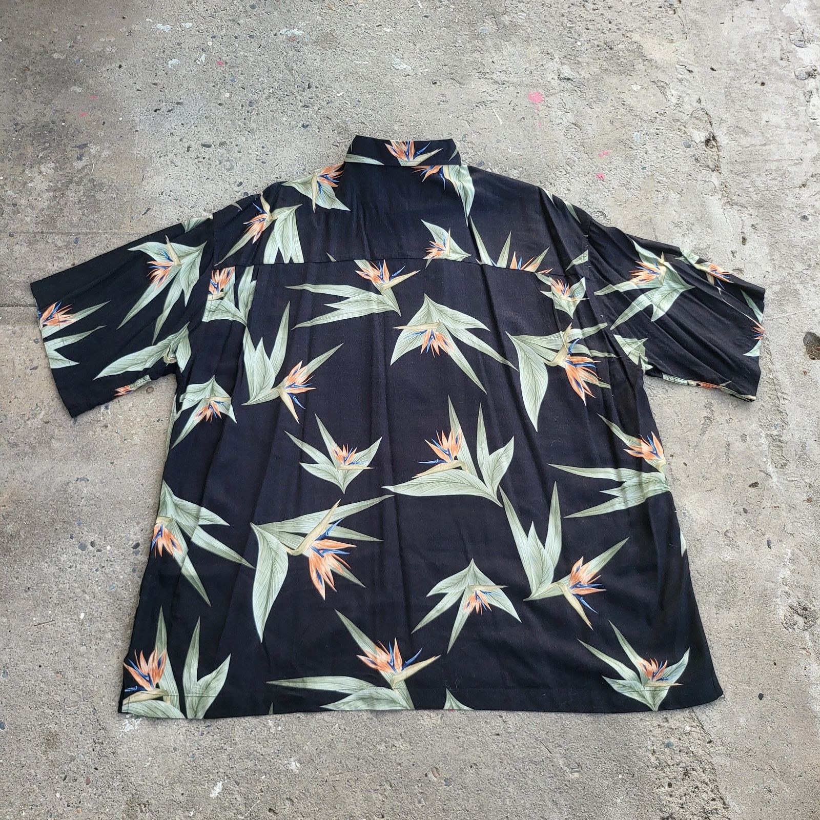 United Bamboo Vintage Bamboo Cay Hawaiian Shirt Size 2XL XXL Black Rayon Size US XXL / EU 58 / 5 - 4 Thumbnail