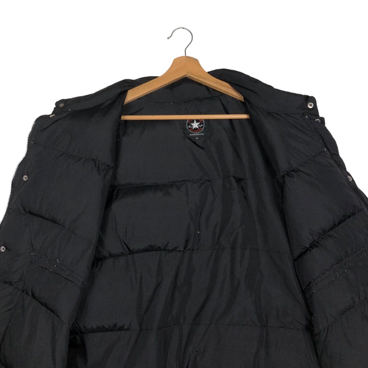 Japanese Brand 📌Vintage Biker Puffer Vest Jacket Converse Big Logo Size US XXL / EU 58 / 5 - 15 Thumbnail