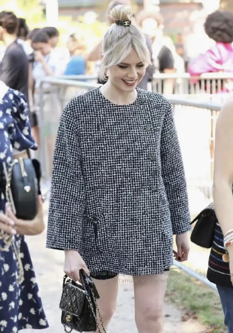 Chanel Chanel 23c early spring vacation black and white plaid seq Size XS / US 0-2 / IT 36-38 - 6 Thumbnail