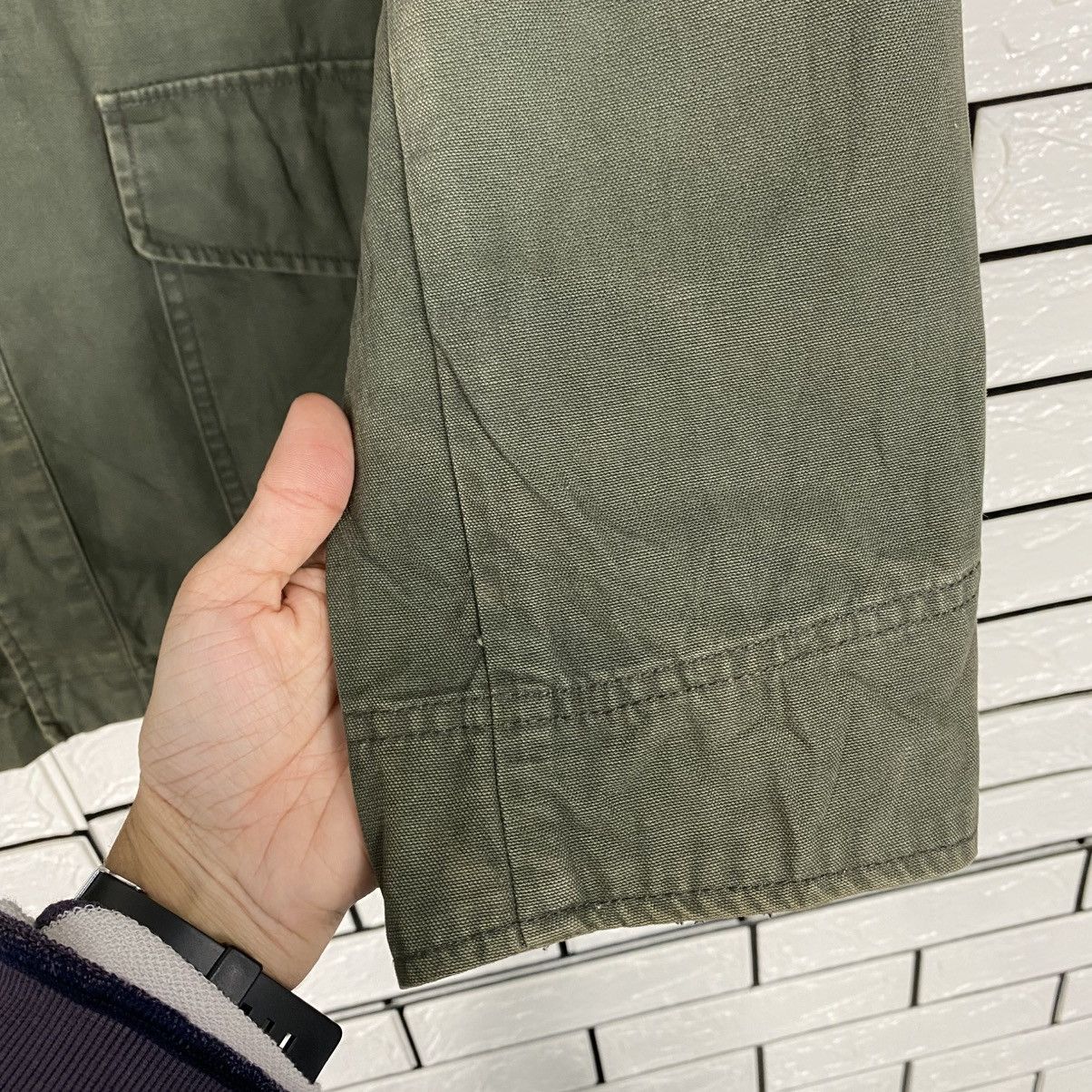 Vintage 📌Vintage Duck Canvas Detroit Chore Jacket Blanket Macchio Size US L / EU 52-54 / 3 - 16 Thumbnail