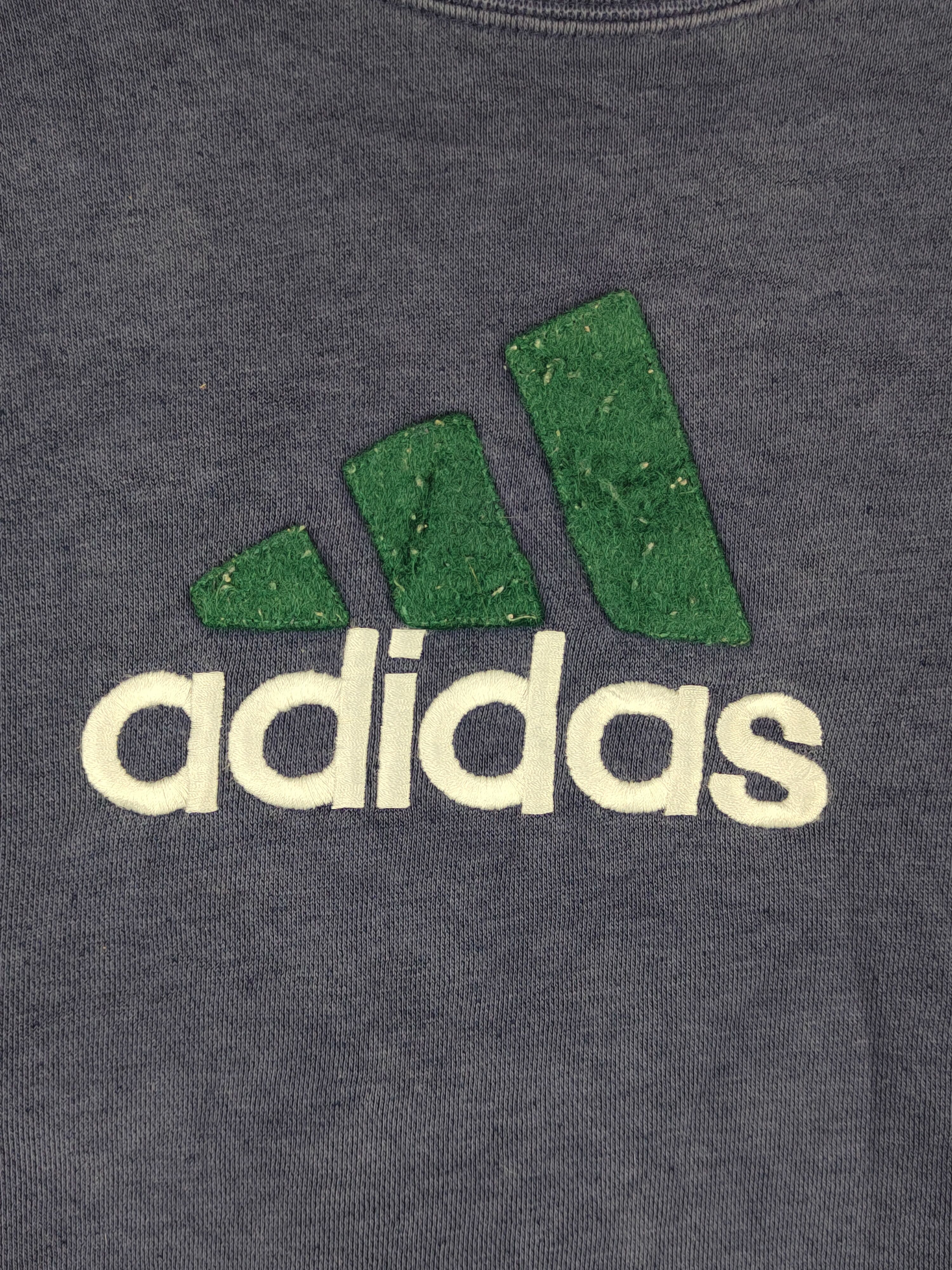 Adidas Adidas Blue Faded Sweatshirts #S1883 Size US M / EU 48-50 / 2 - 3 Thumbnail