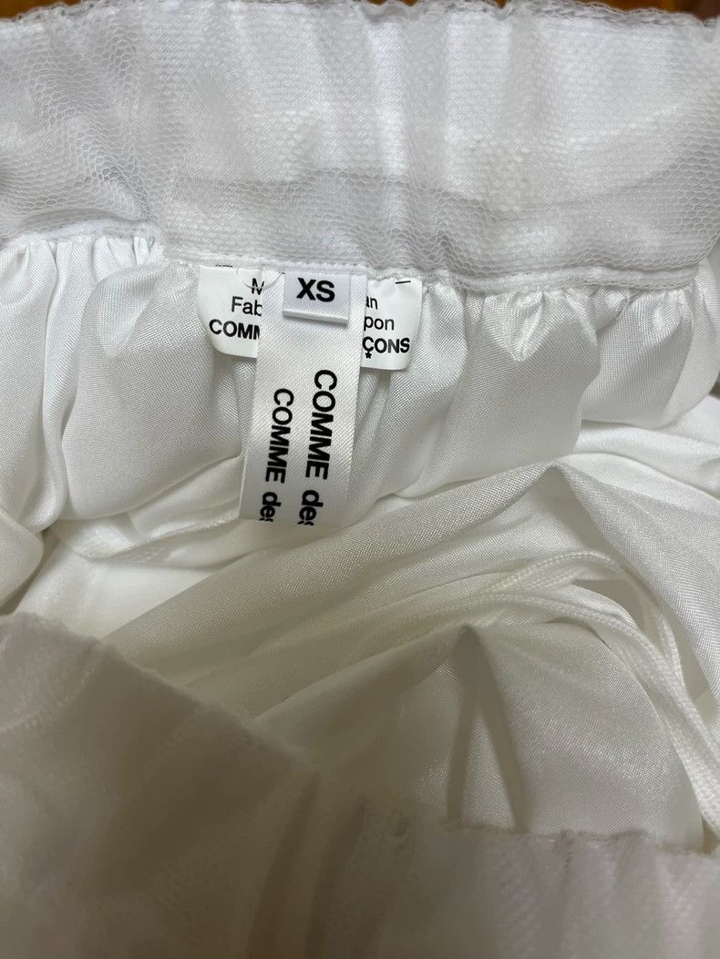 Comme des Garcons Comme Des Garcons size XS White half-length puffy gauze sk Size 24" / US 00 / IT 34 - 2 Thumbnail
