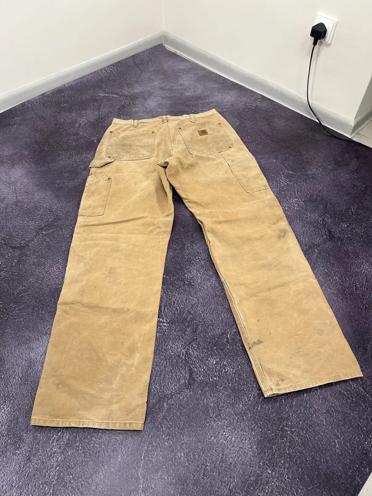 Carhartt Vintage 90s Carhartt Double Knee USA Work Hype Pants Jeans Size US 32 / EU 48 - 6 Thumbnail