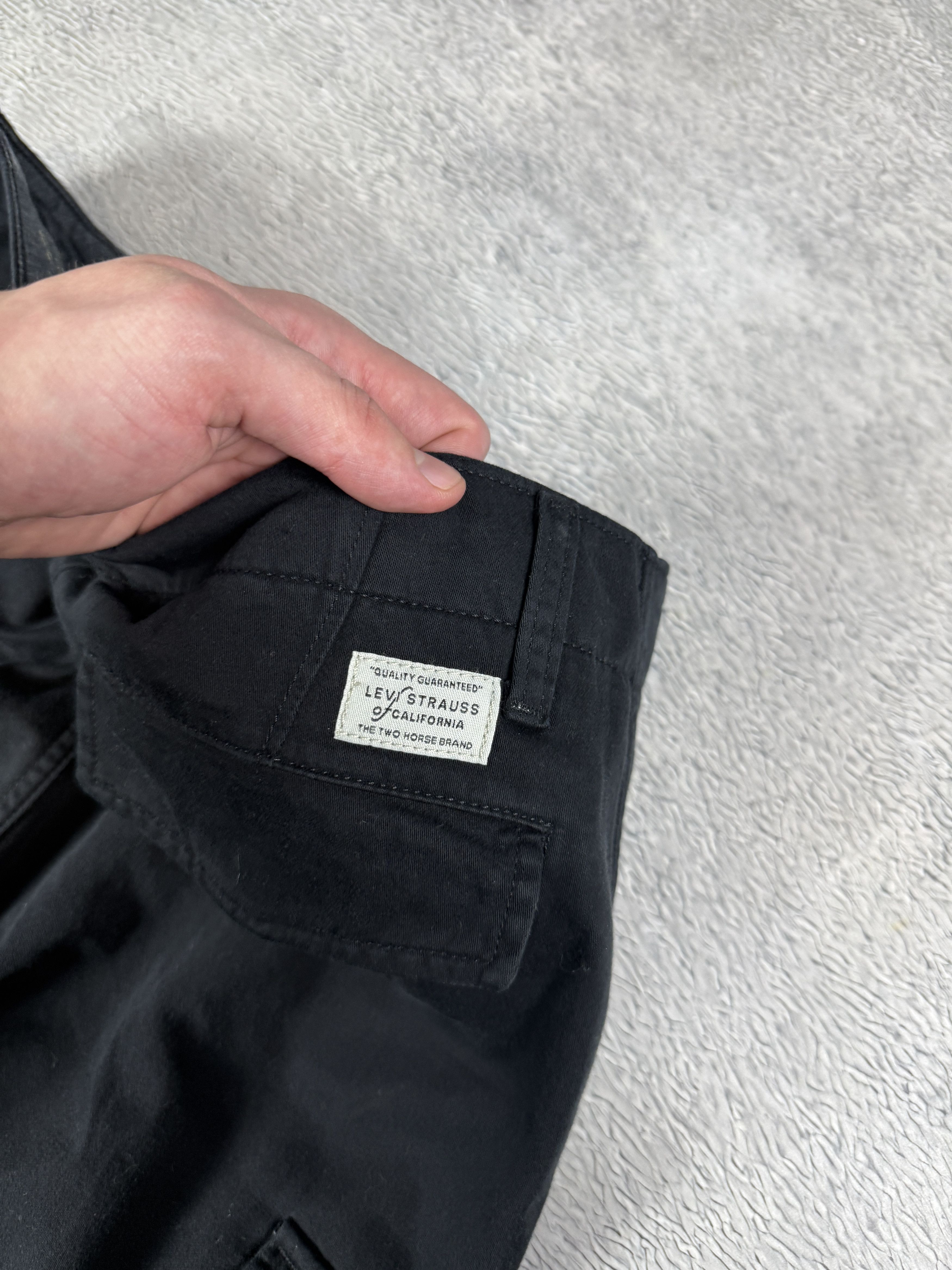 Levi's Levi's XX Cargo Pants Chino Black Taper Straight Multipocekt Size US 32 / EU 48 - 9 Thumbnail