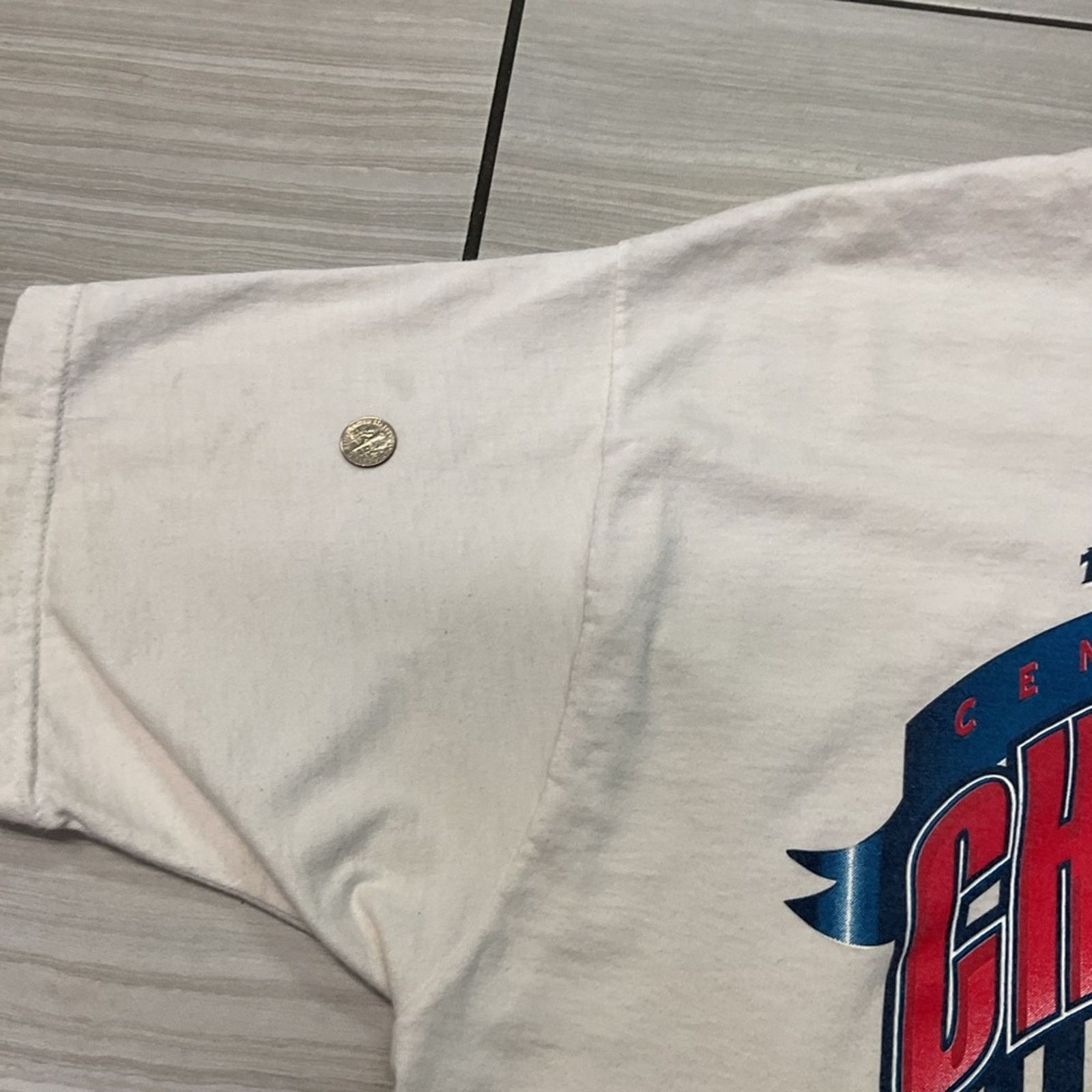 Fruit Of The Loom Vintage 1998 Cleveland Indians Champions T-Shirt Size US XL / EU 56 / 4 - 5 Thumbnail