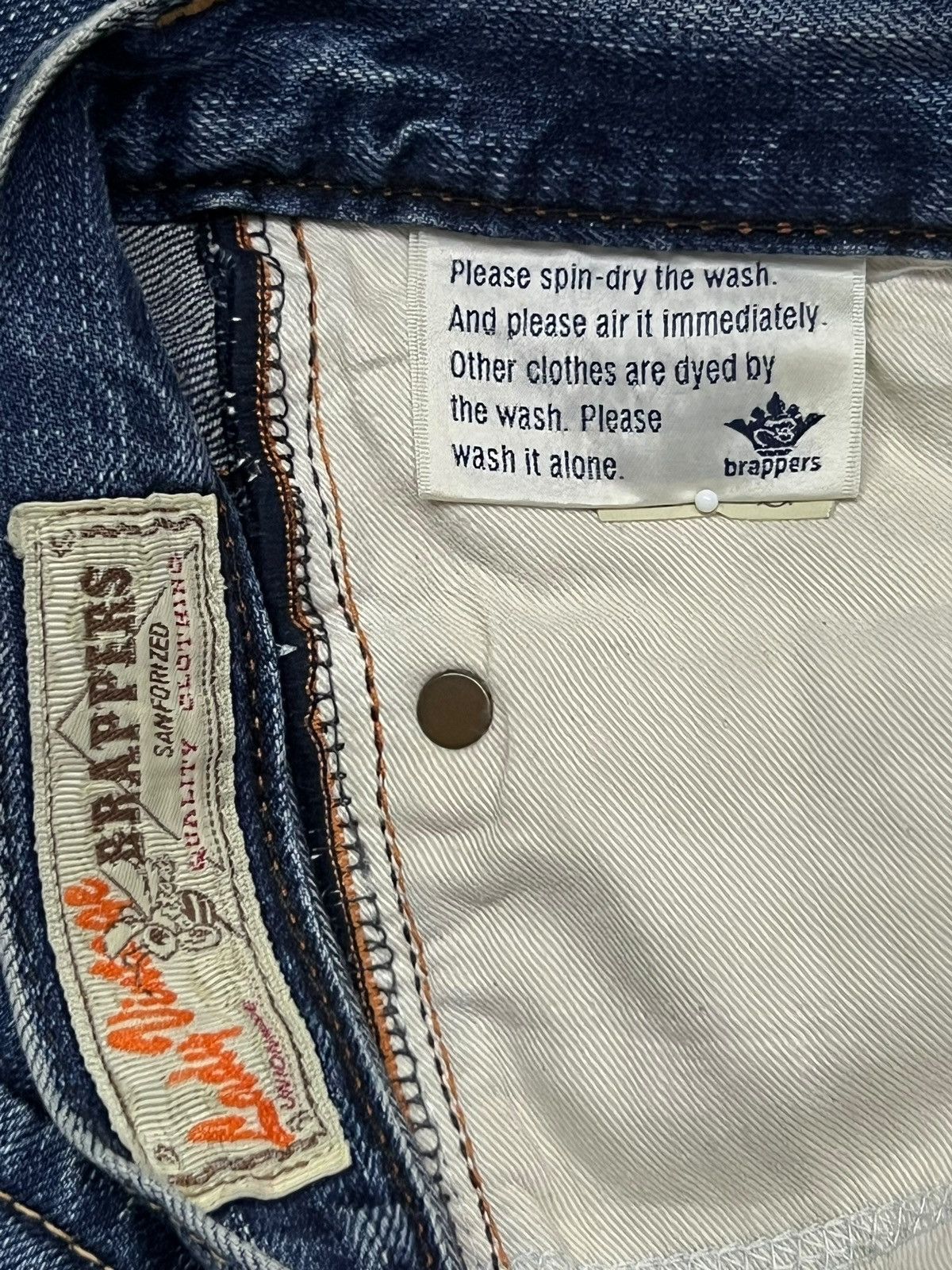 Japanese Brand Bootcut Lady Vintage Brapper’s The Honey Bee Japan Size 33" - 13 Thumbnail