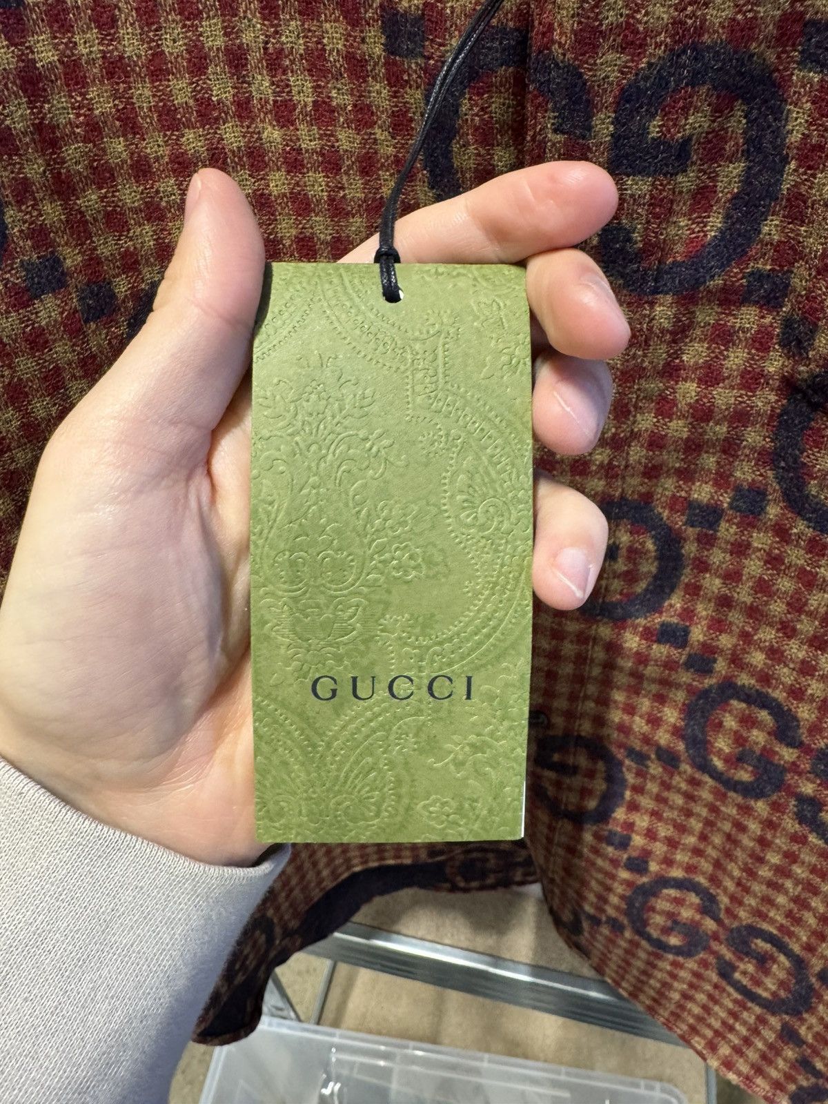 Gucci Gucci GG Jumbo Check Wool Shirt NEW 1500$ Size US M / EU 48-50 / 2 - 7 Thumbnail