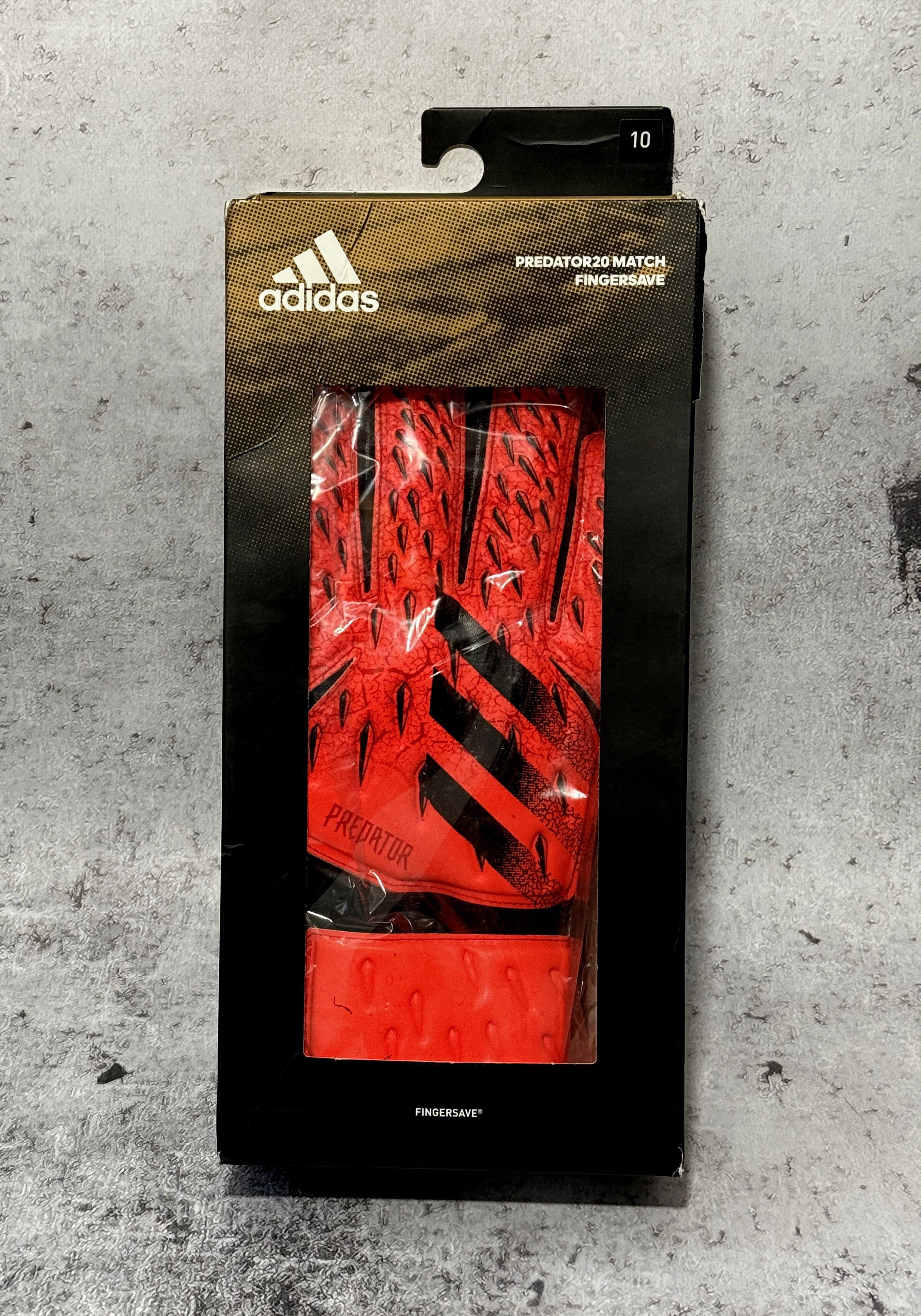 Adidas ADIDAS GOALKEEPER GLOVES GR1533 PREDATOR MATCH FINGERSAVE 10 Size ONE SIZE - 1 Thumbnail