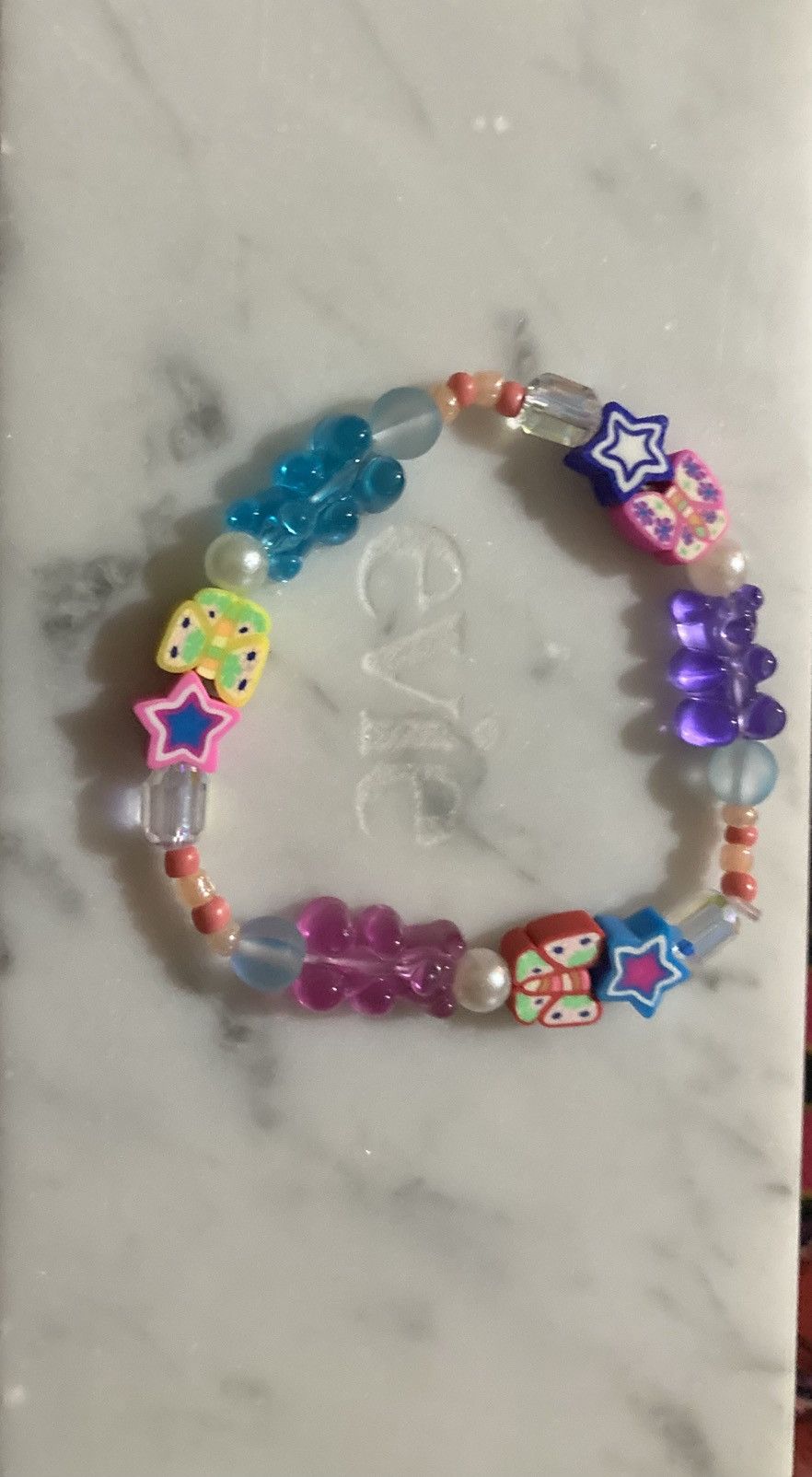 Other Jellybean and colourful butterfly bracelet Size ONE SIZE - 1 Preview