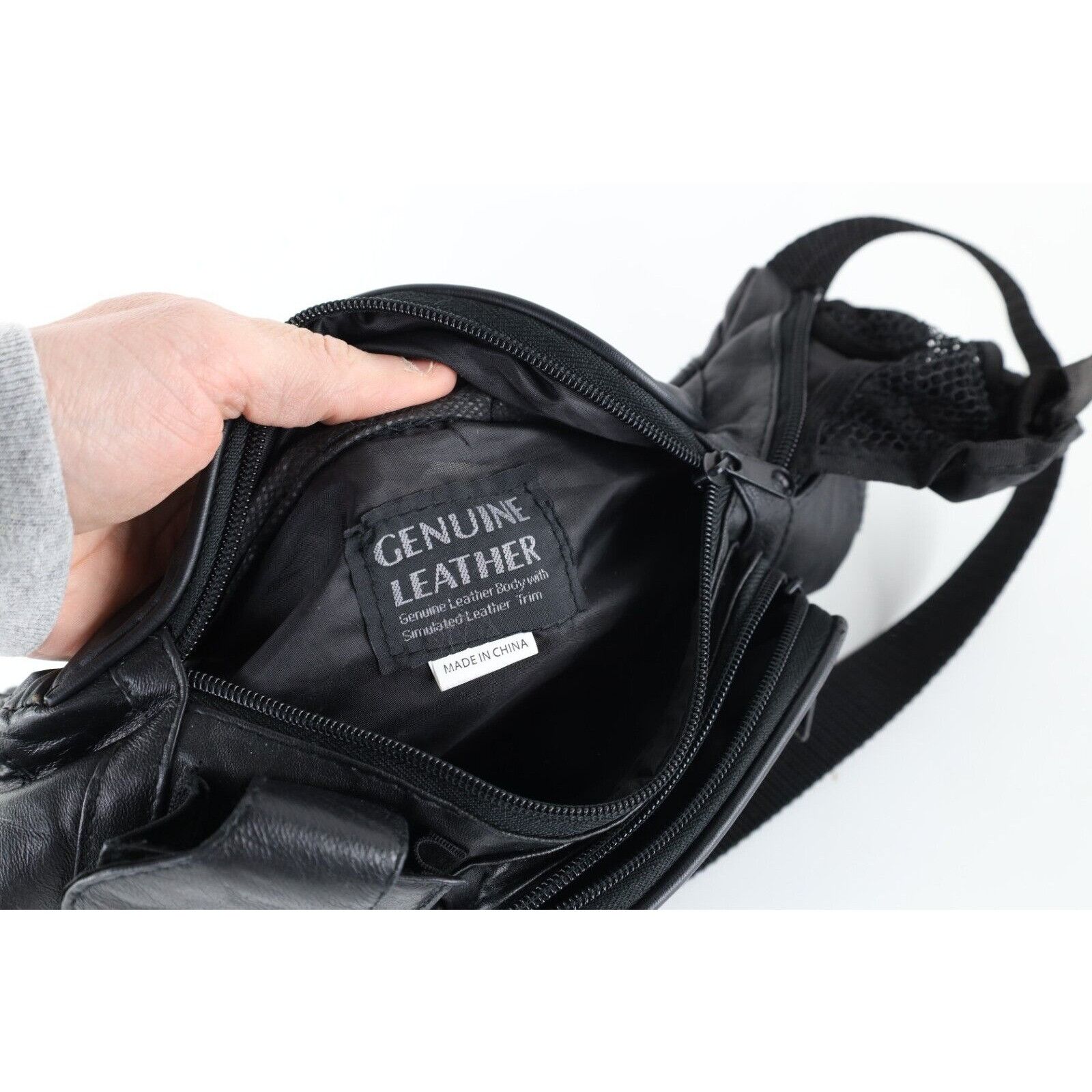 Vintage Vintage 90s Streetwear Leather Belted Festival Fanny Pack Size ONE SIZE - 8 Thumbnail