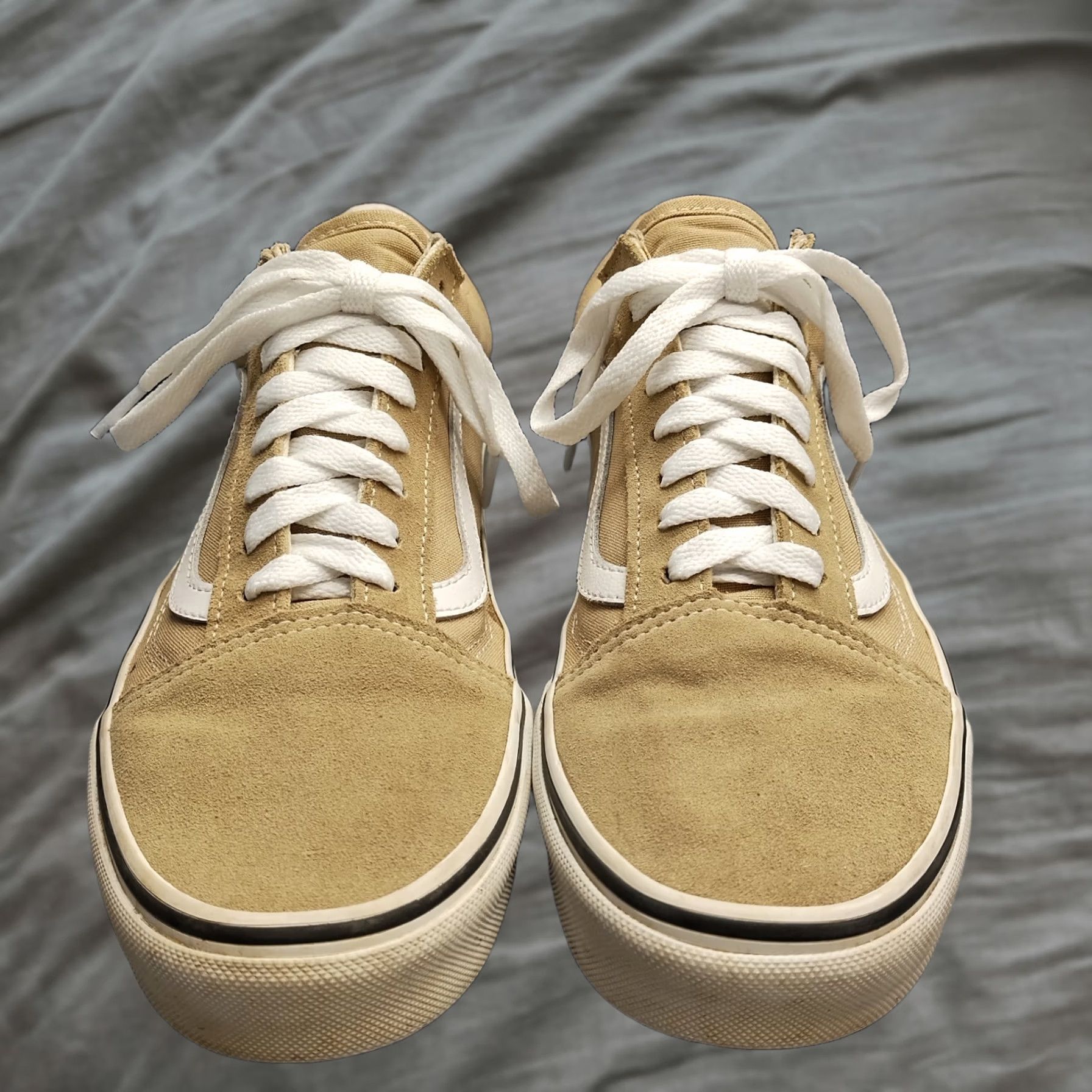 Vans Old Skool Heiq Eco Dry Mens Size 9.5 Beige White Low Top Skate Shoes Vans Vans Old Skool Heiq Eco Dry Mens Size 9.5 Beige White  main image 3