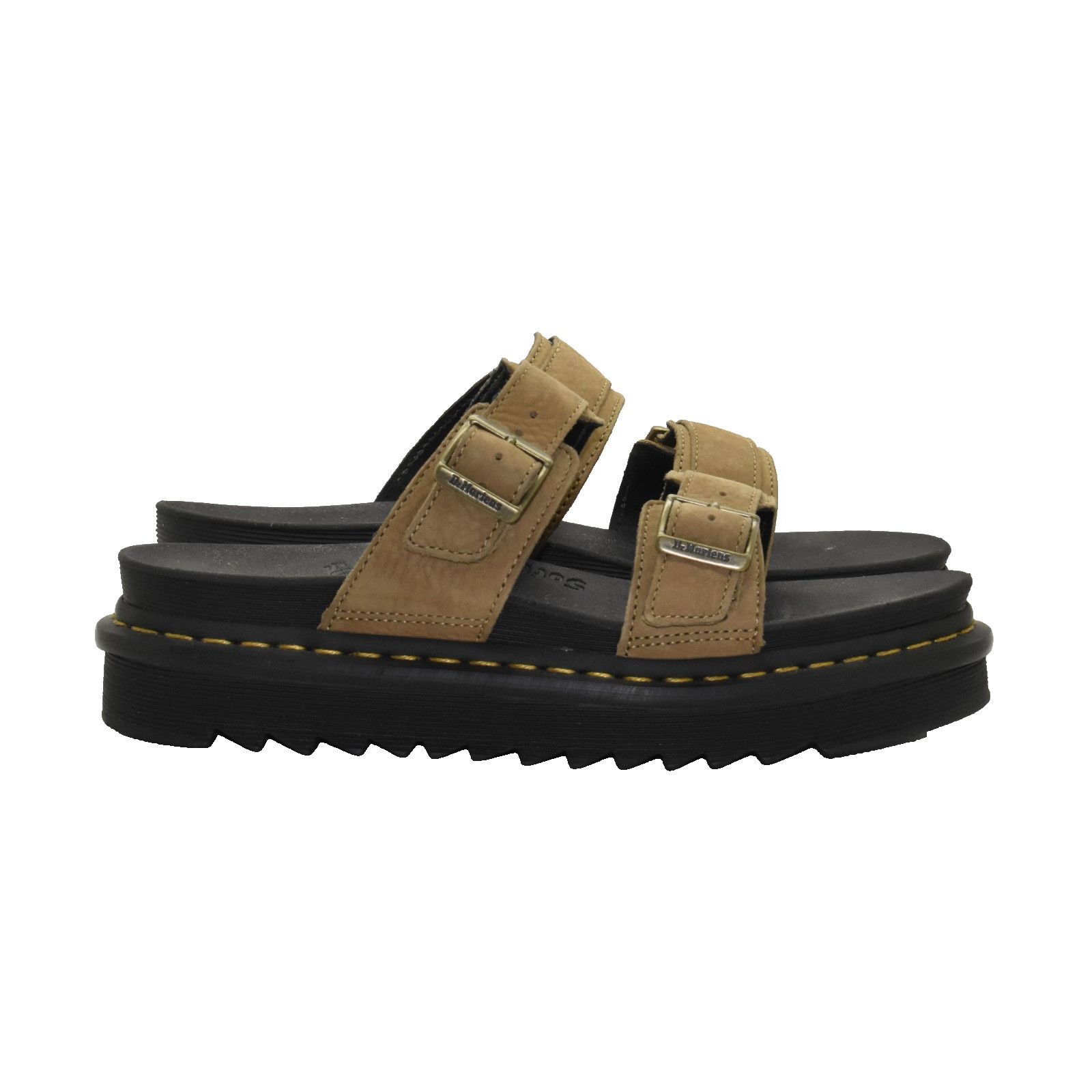 Dr. Martens DR MARTENS Myles Tan Nubuck Buckle Strap Sandals US 9 EU 42 Size US 9 / EU 42 - 2 Thumbnail