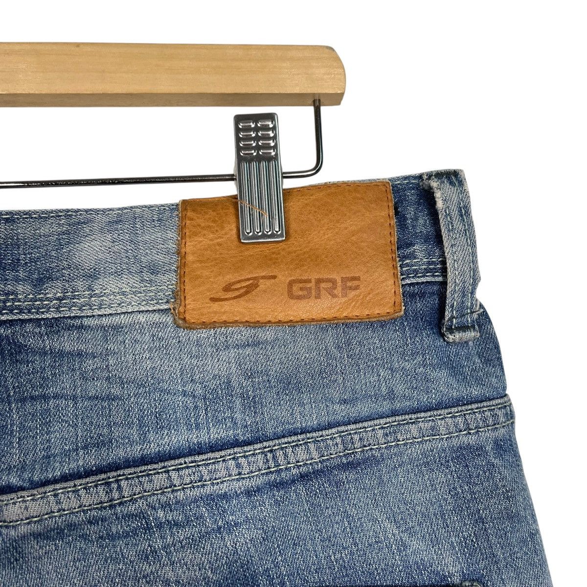 Other Vintage GRF Distressed Denim Jeans Size US 34 / EU 50 - 16 Thumbnail