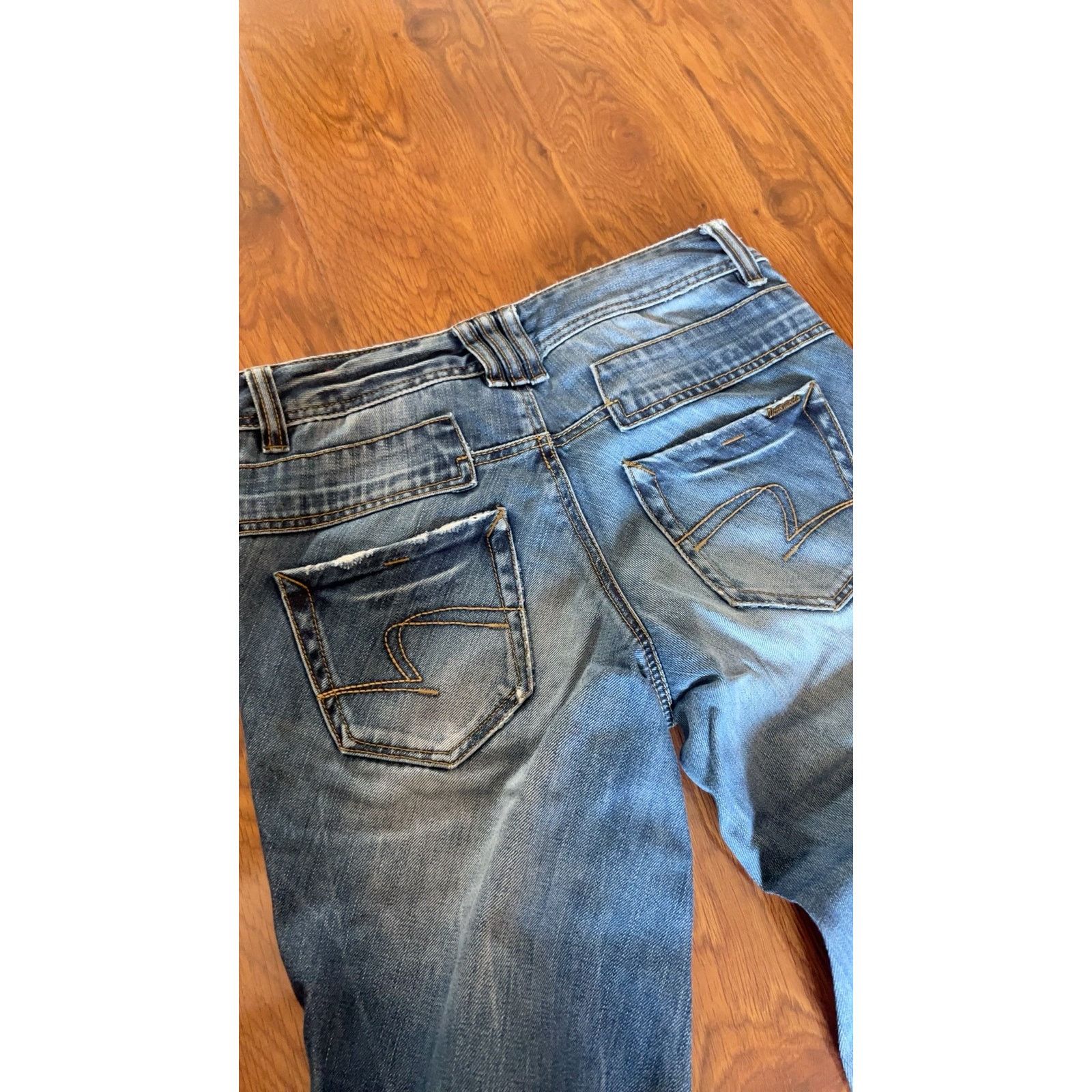 Hysteric Glamour Vintage Japanese Brand Faded Lowrise Bootcut Denim Jeans Size 30" / US 8 / IT 44 - 5 Thumbnail