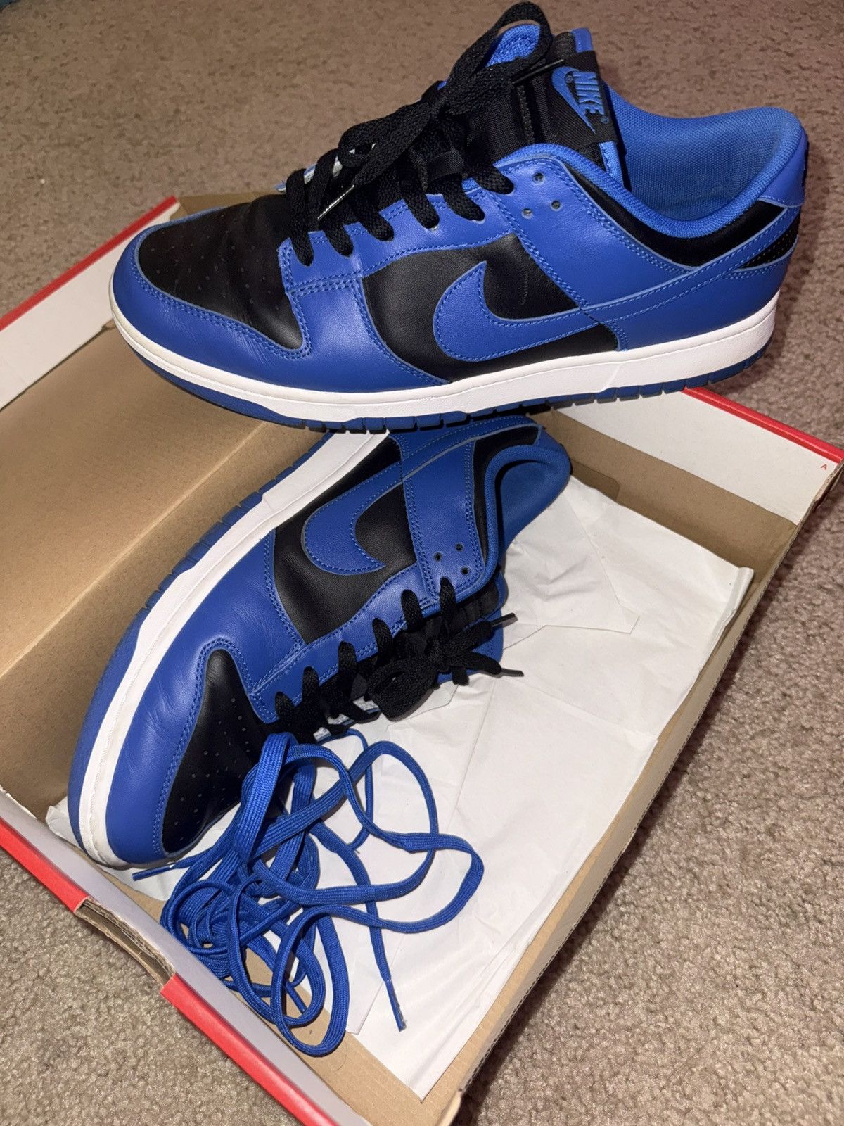 Nike Nike Dunk Low Cobalt Blue Size US 12 / EU 45 - 3 Thumbnail