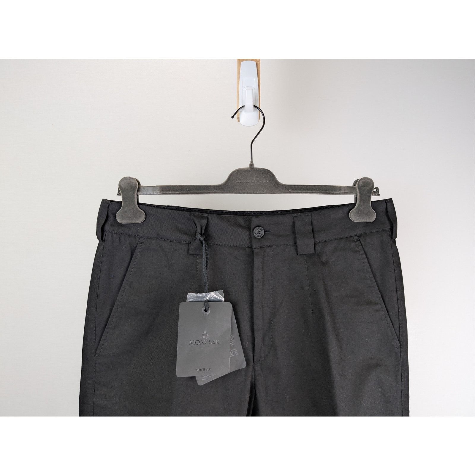 Moncler o1rshd1 Tactical Cargo Pants Trousers Sweatpants in Black Size US 34 / EU 50 - 3 Thumbnail