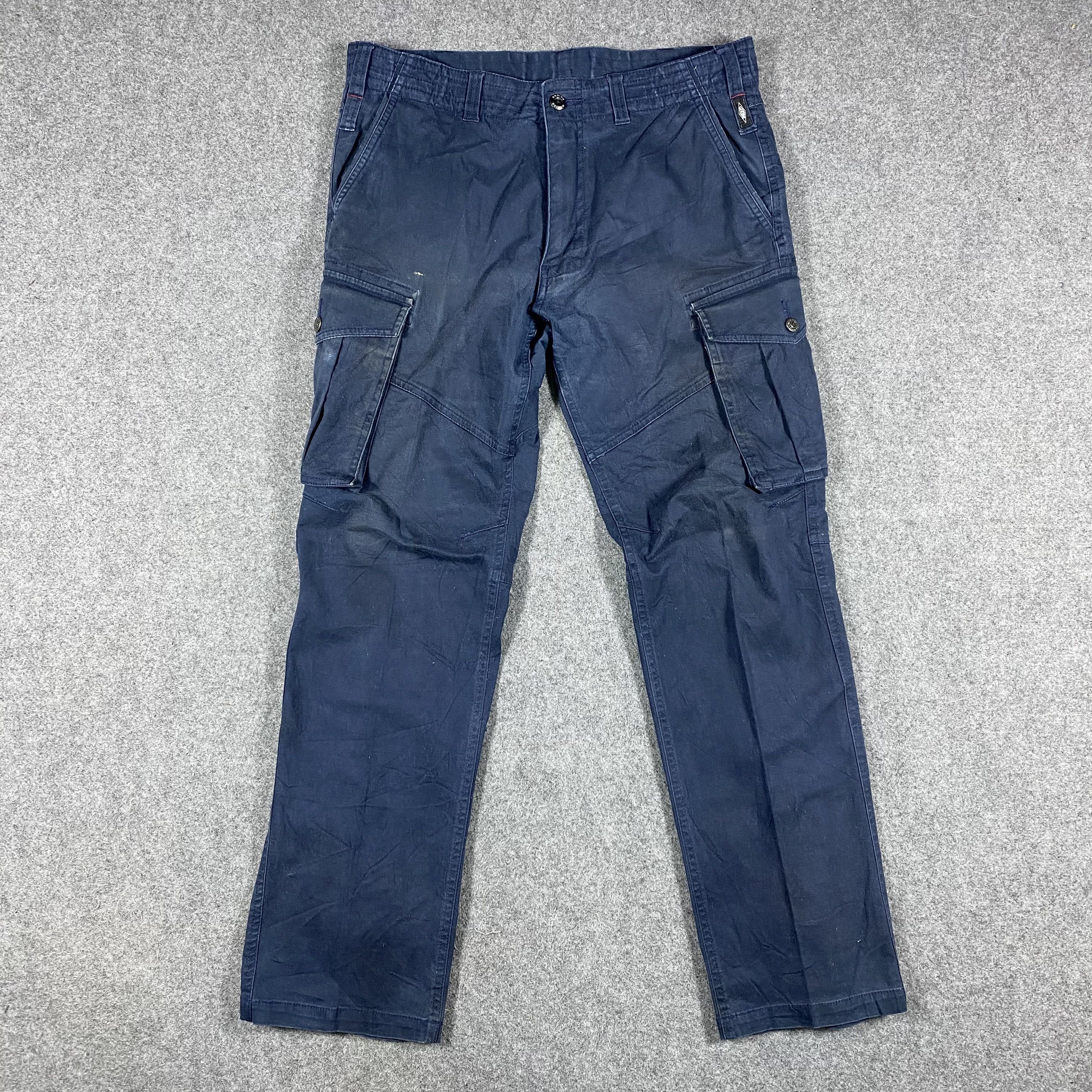 Japanese Brand Geride Faded Multipocket Tactical Cargo Pants Size US 32 / EU 48 - 1 Thumbnail