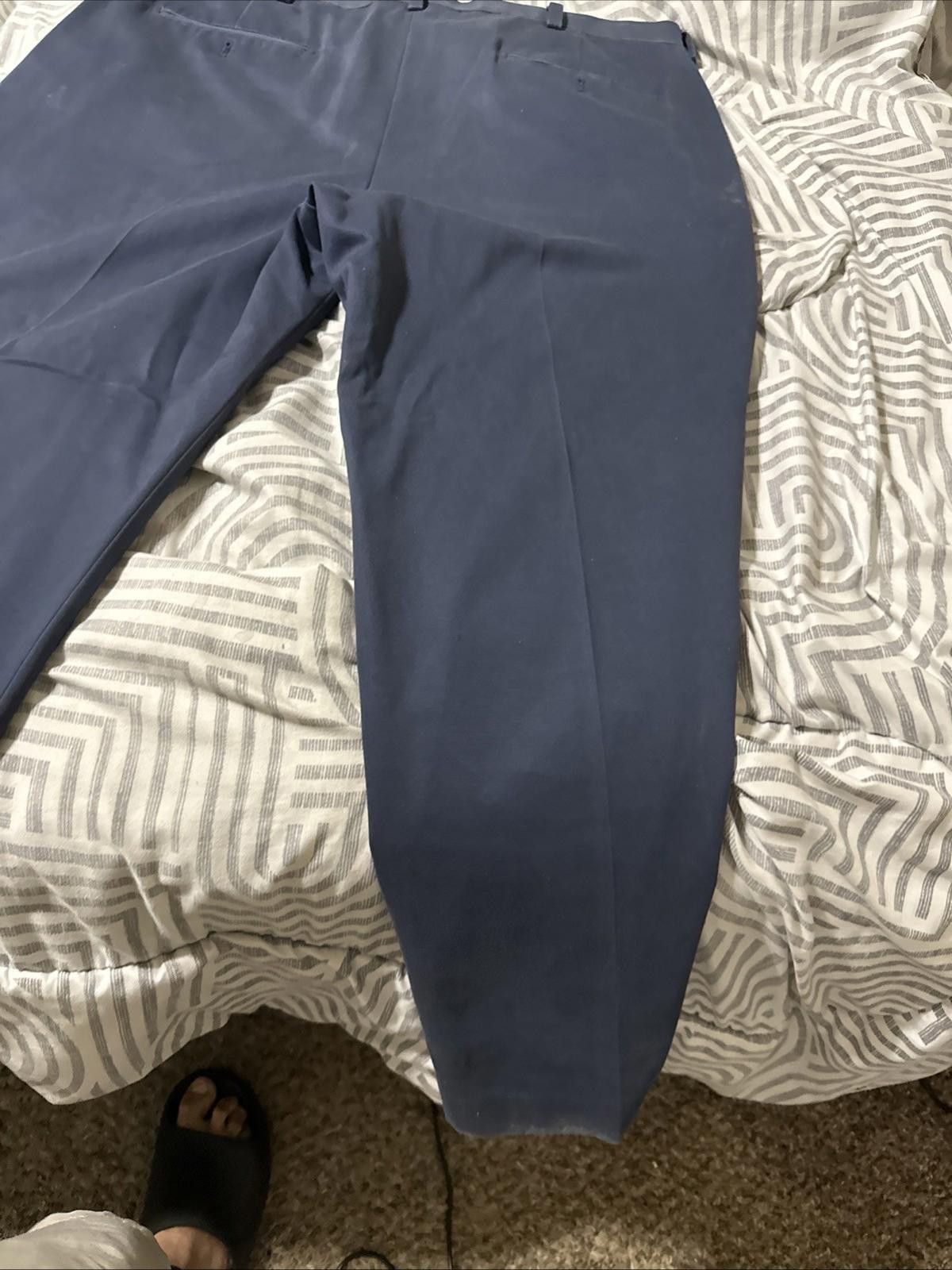 Kirkland Signature Kirkland Signature Dress Pants Navy Blue 40X29 Size US 40 / EU 56 - 8 Thumbnail