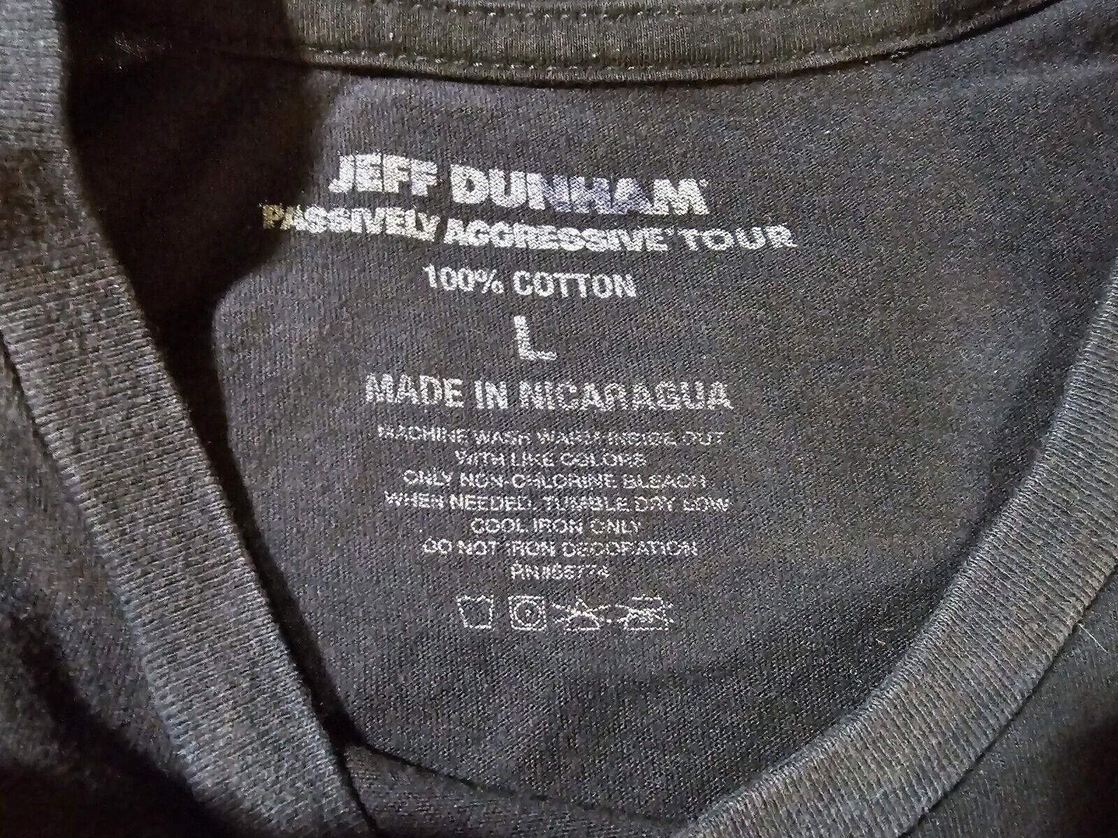 Designer Passively Aggressive Jeff Dunham L Tour T Shirt Dummy Black Size US L / EU 52-54 / 3 - 3 Thumbnail