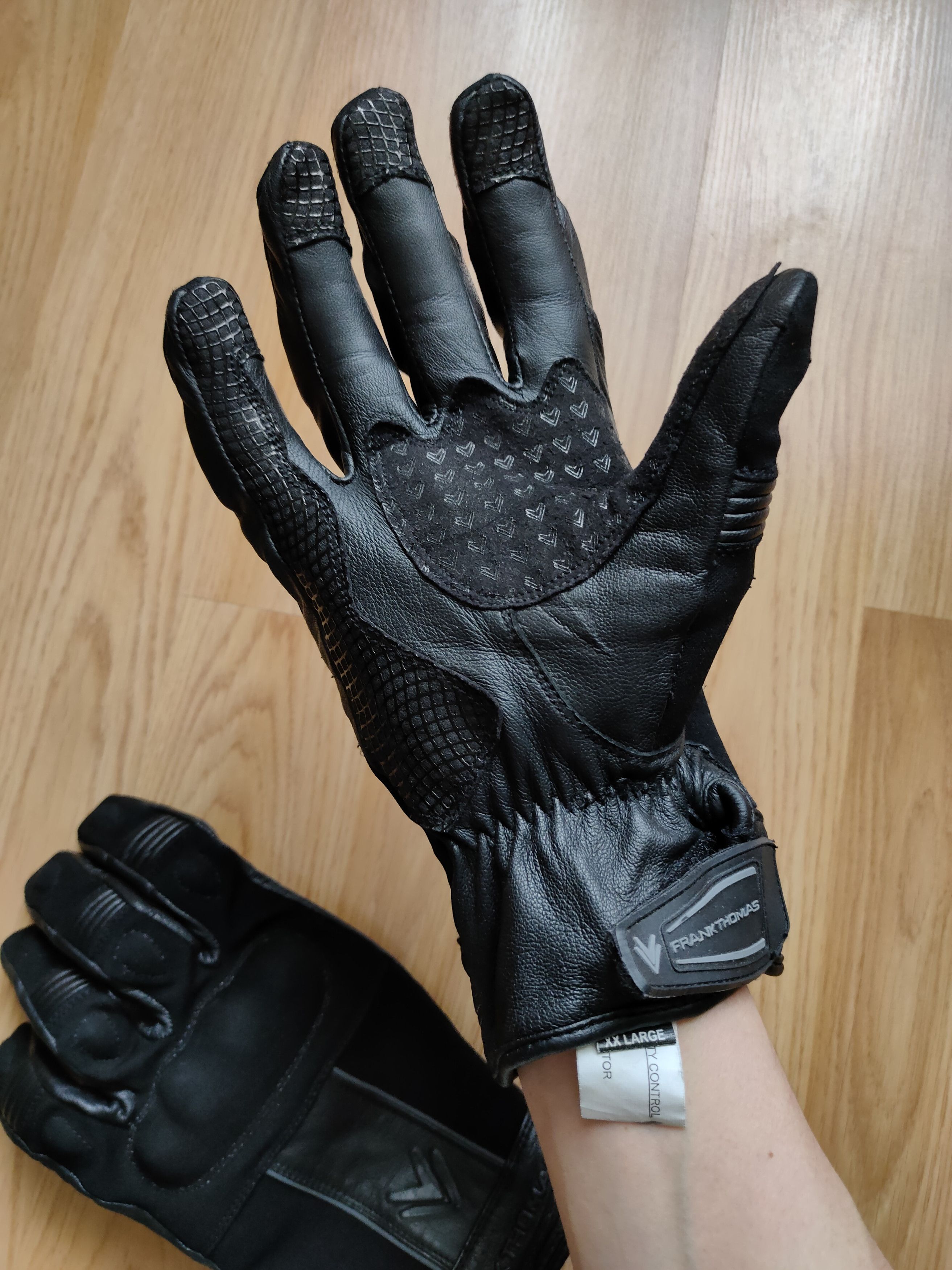 Alpinestars 🔥Frank Thomas Motorcycle Leather Gloves XL Size ONE SIZE - 9 Thumbnail