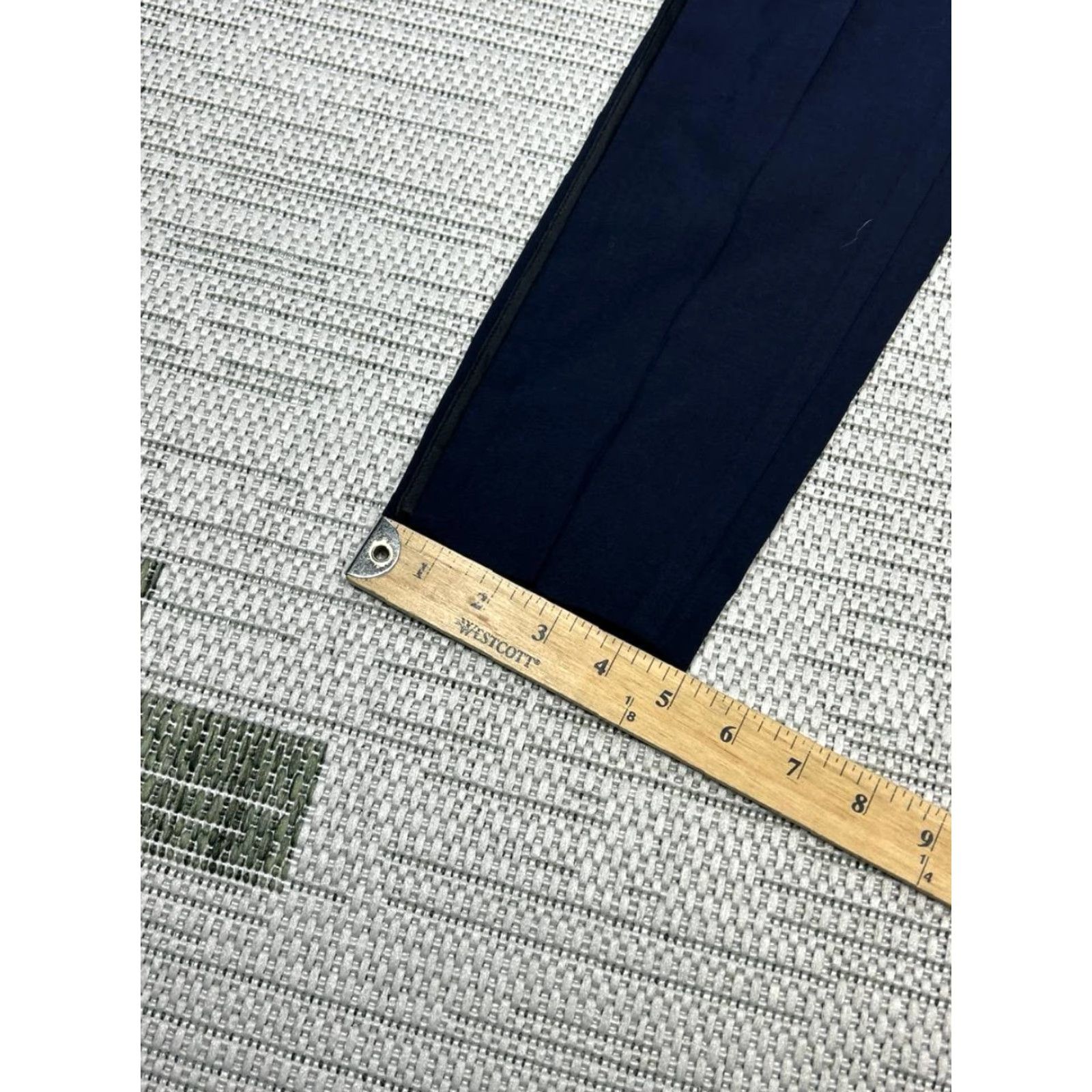 Vince Vince Dress Pants Womens 0 Blue Wool Stretch Low Rise Tapered Leg Office Formal Dress Pants Womens 0 Blue Wool Stretch Size 25" / US 0 / IT 36 - 5 Thumbnail