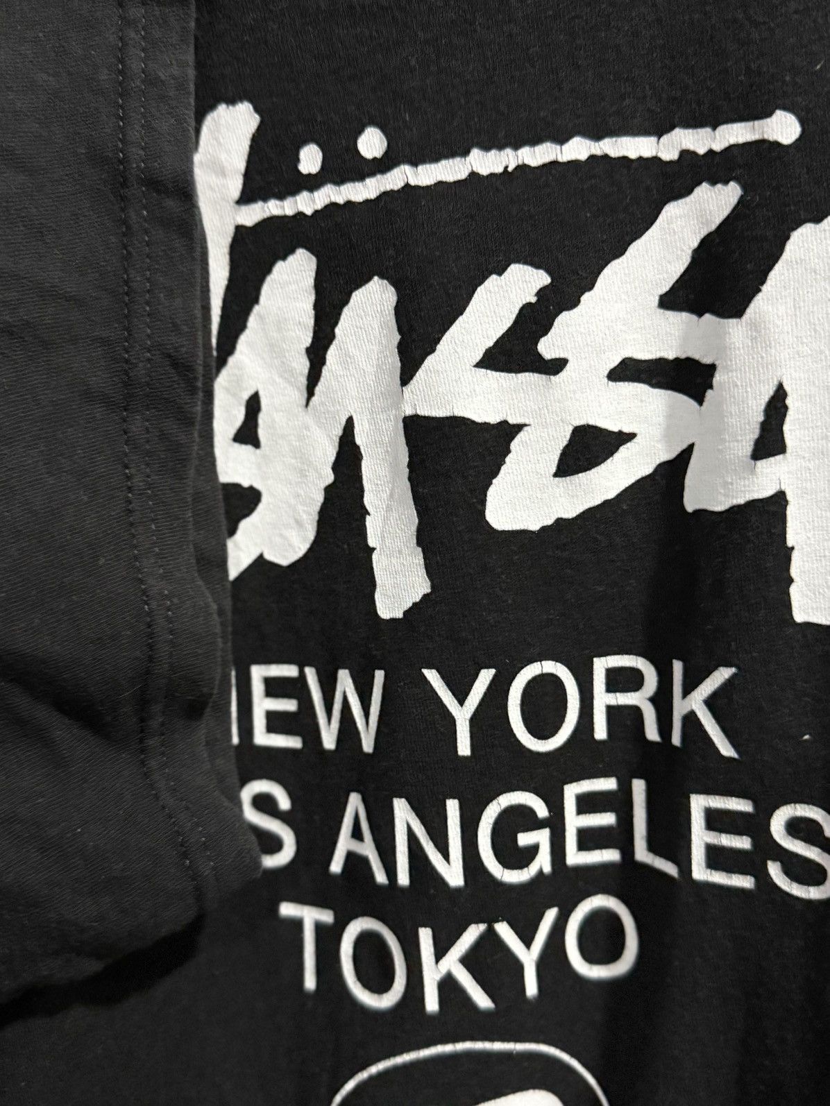 Stussy × Vintage Vintage Stussy Tour Over Size Faded Tee Size US XXL / EU 58 / 5 - 8 Thumbnail