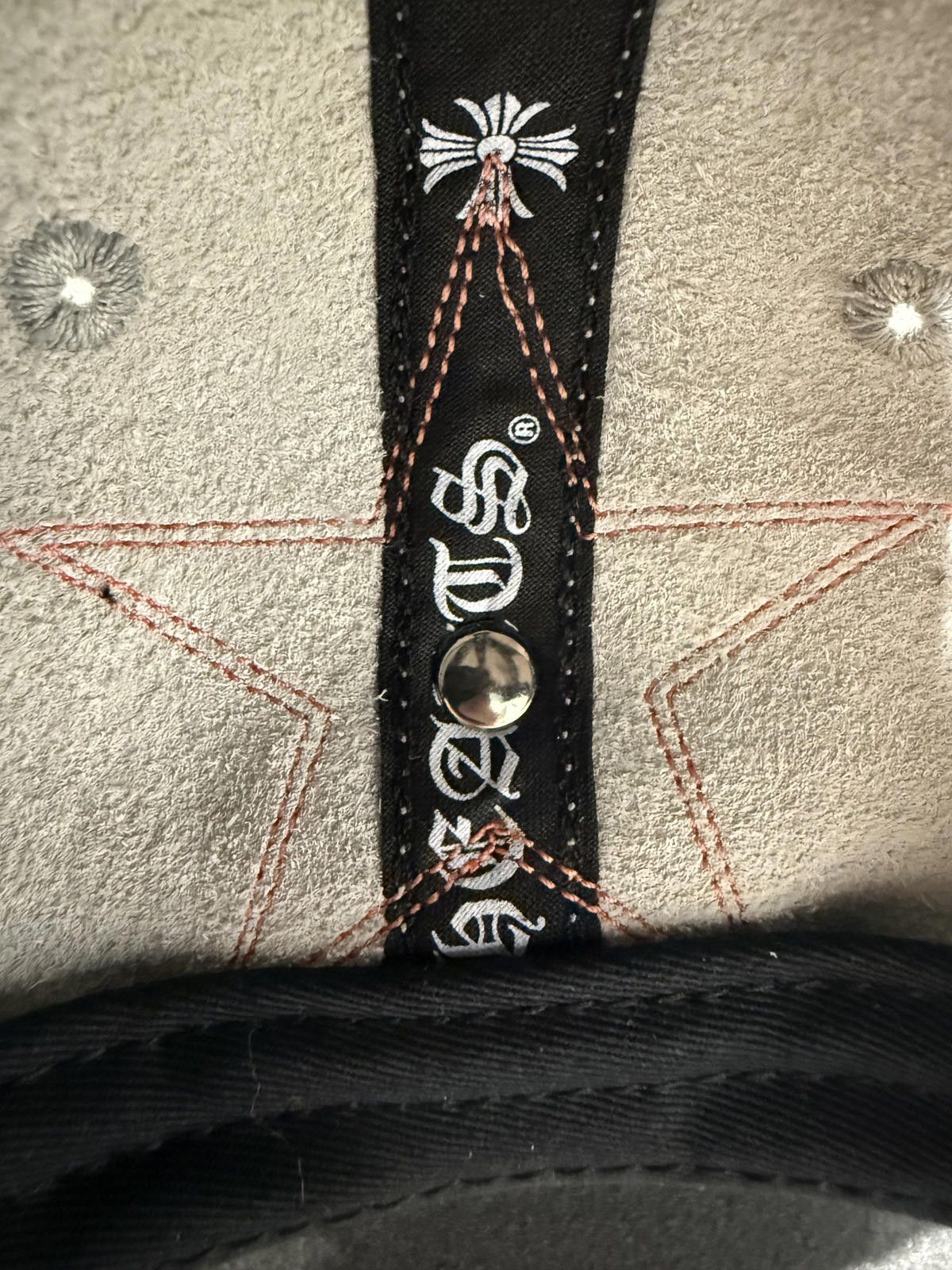 Chrome Hearts Chrome Hearts Leather Star Patch 6 Panel Hat in Winter Camo Size ONE SIZE - 7 Thumbnail