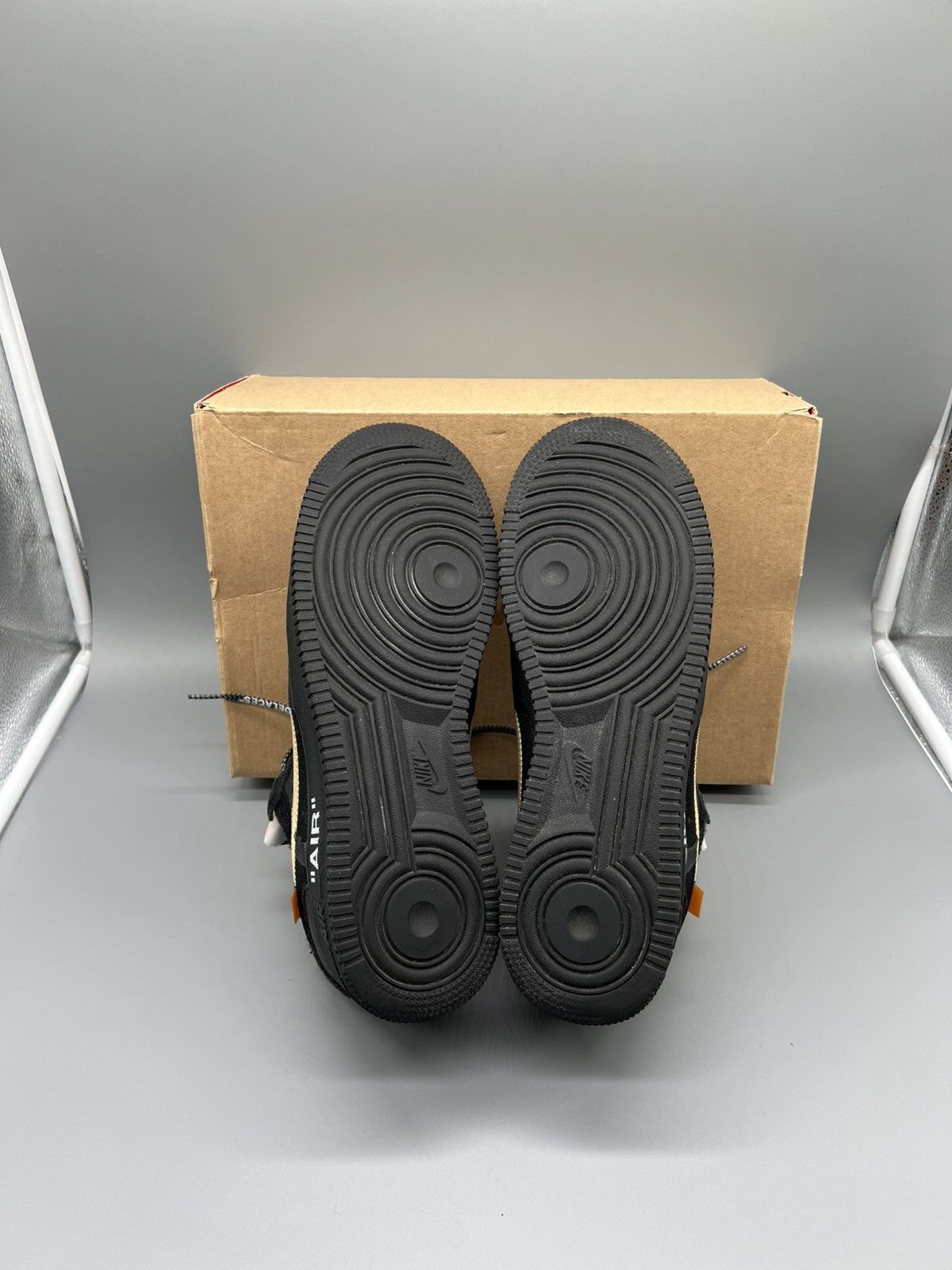 Nike × Off-White Nike x Off-White Air Force 1 Black Size US 9.5 / EU 42-43 - 7 Thumbnail