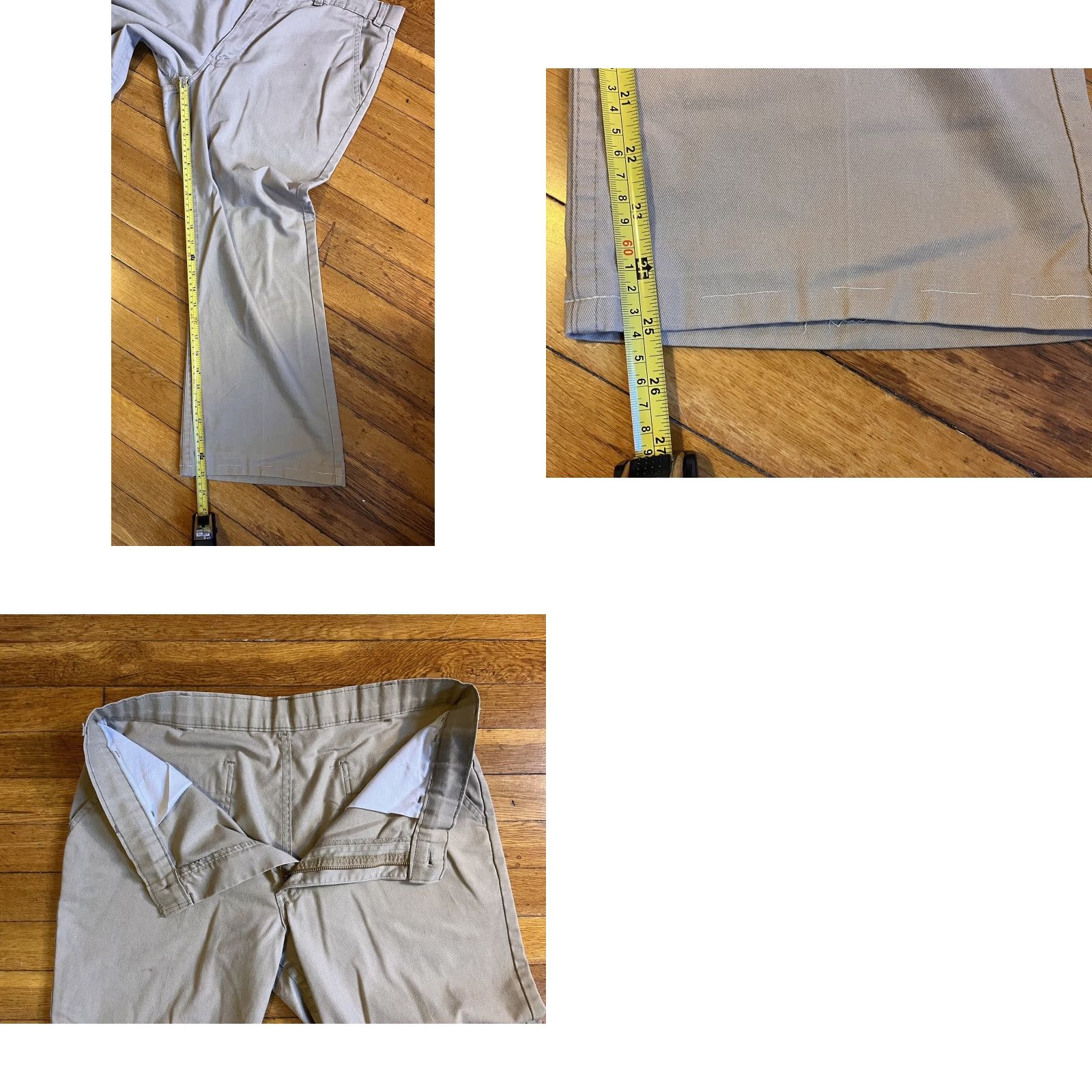 Levi's VINTAGE Levi’s Khaki Pants Men’s 33x25 Beige 70s Size US 33 - 10 Thumbnail