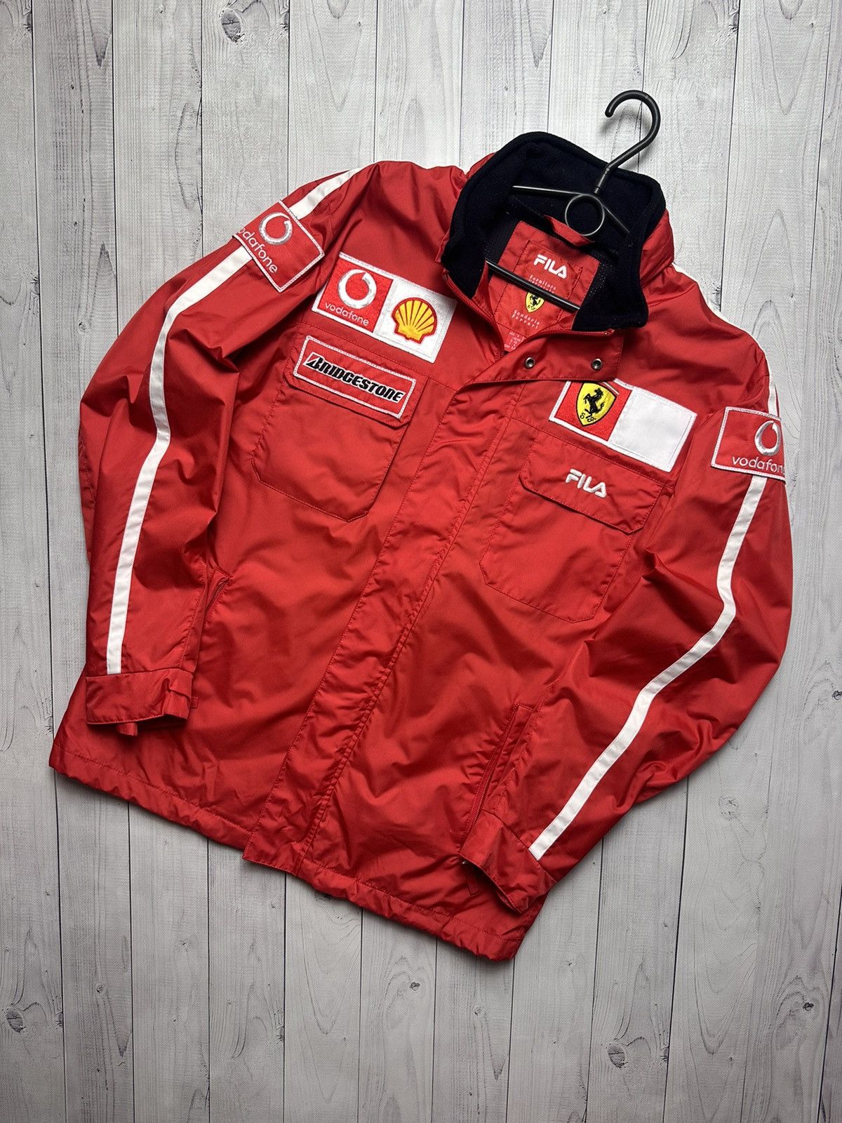 Vintage Ferrari racing jacket size L Fila